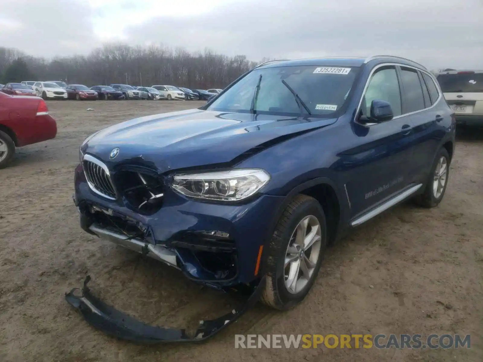 2 Photograph of a damaged car 5UXTY5C08M9E84839 BMW X3 2021