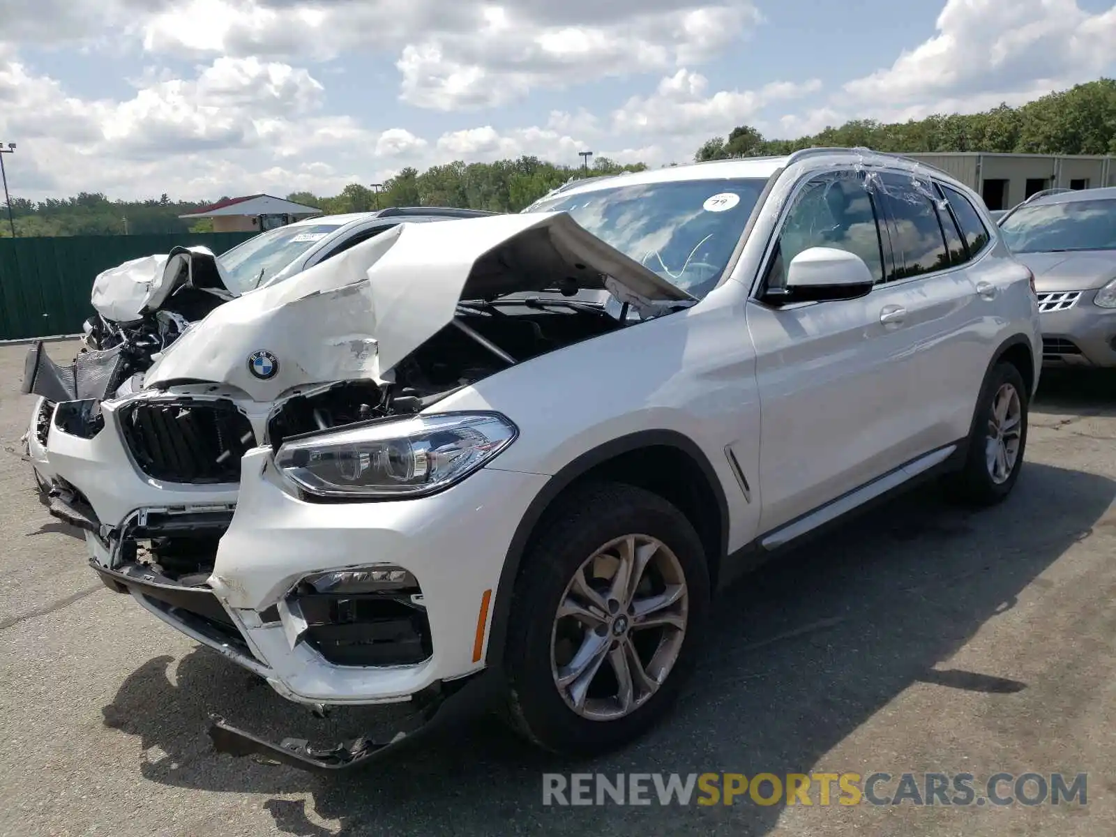 2 Photograph of a damaged car 5UXTY5C08M9E96506 BMW X3 2021