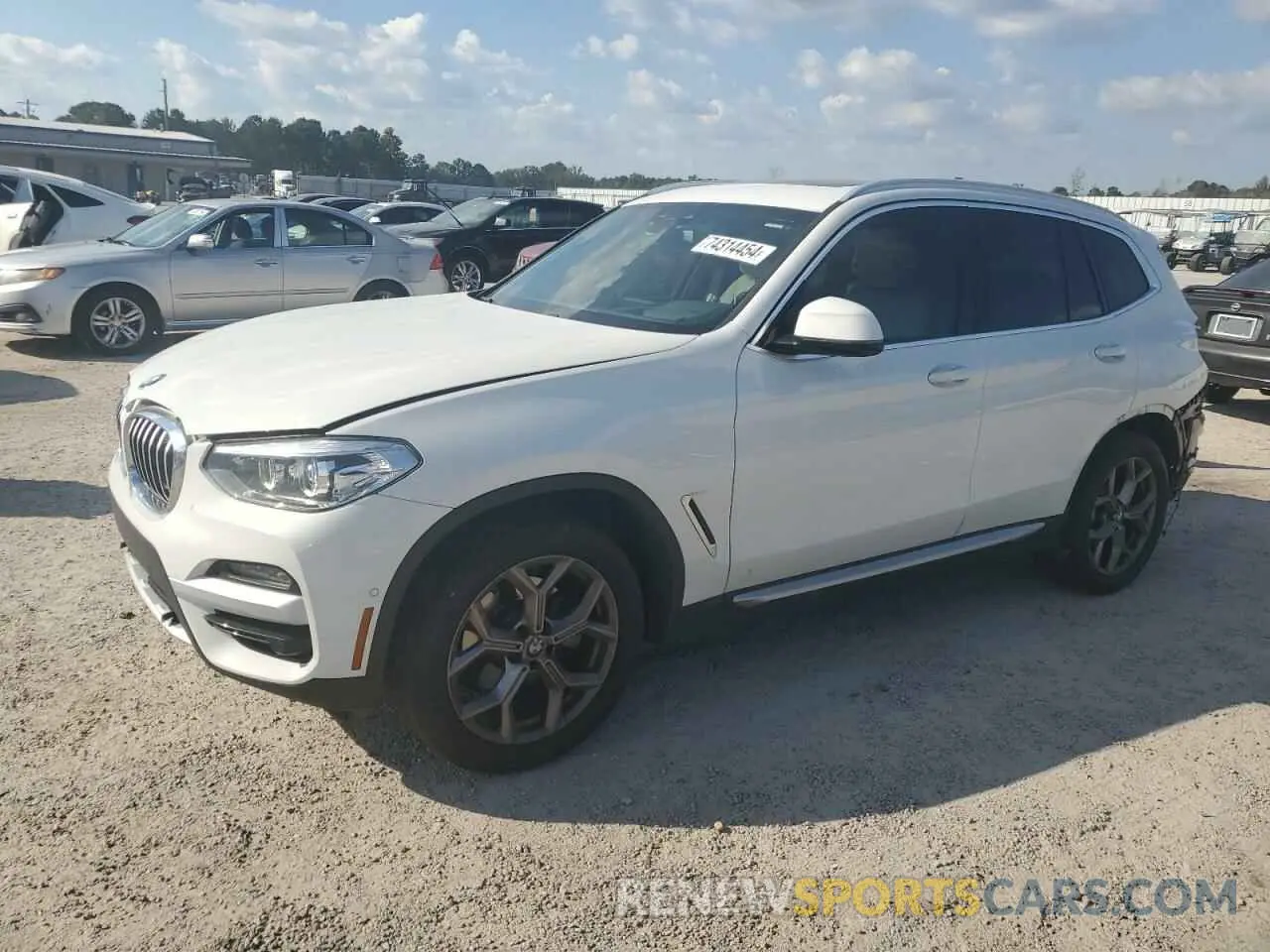 1 Photograph of a damaged car 5UXTY5C08M9F04541 BMW X3 2021