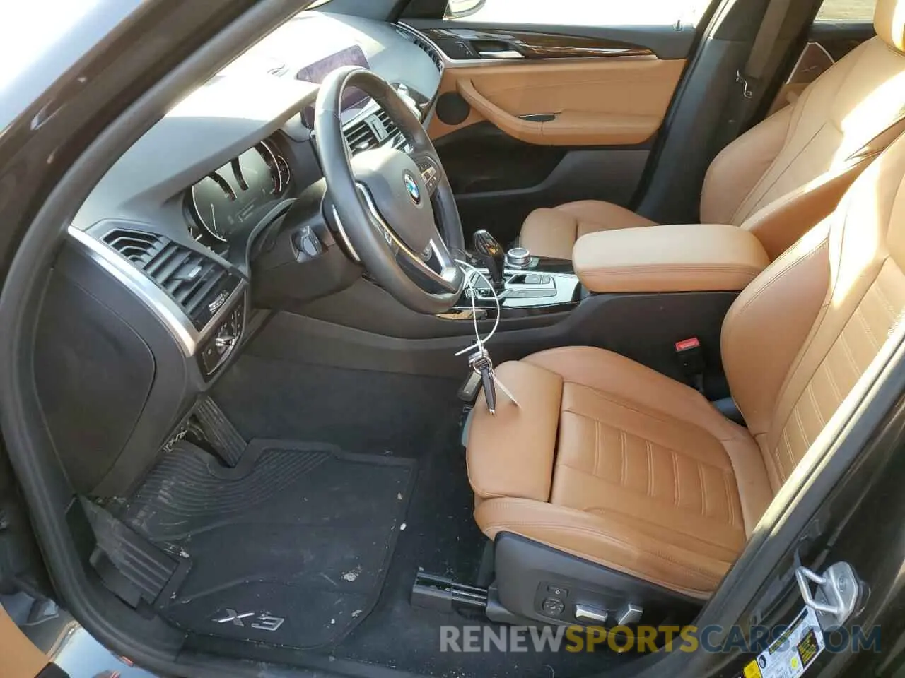 7 Photograph of a damaged car 5UXTY5C08M9F29276 BMW X3 2021