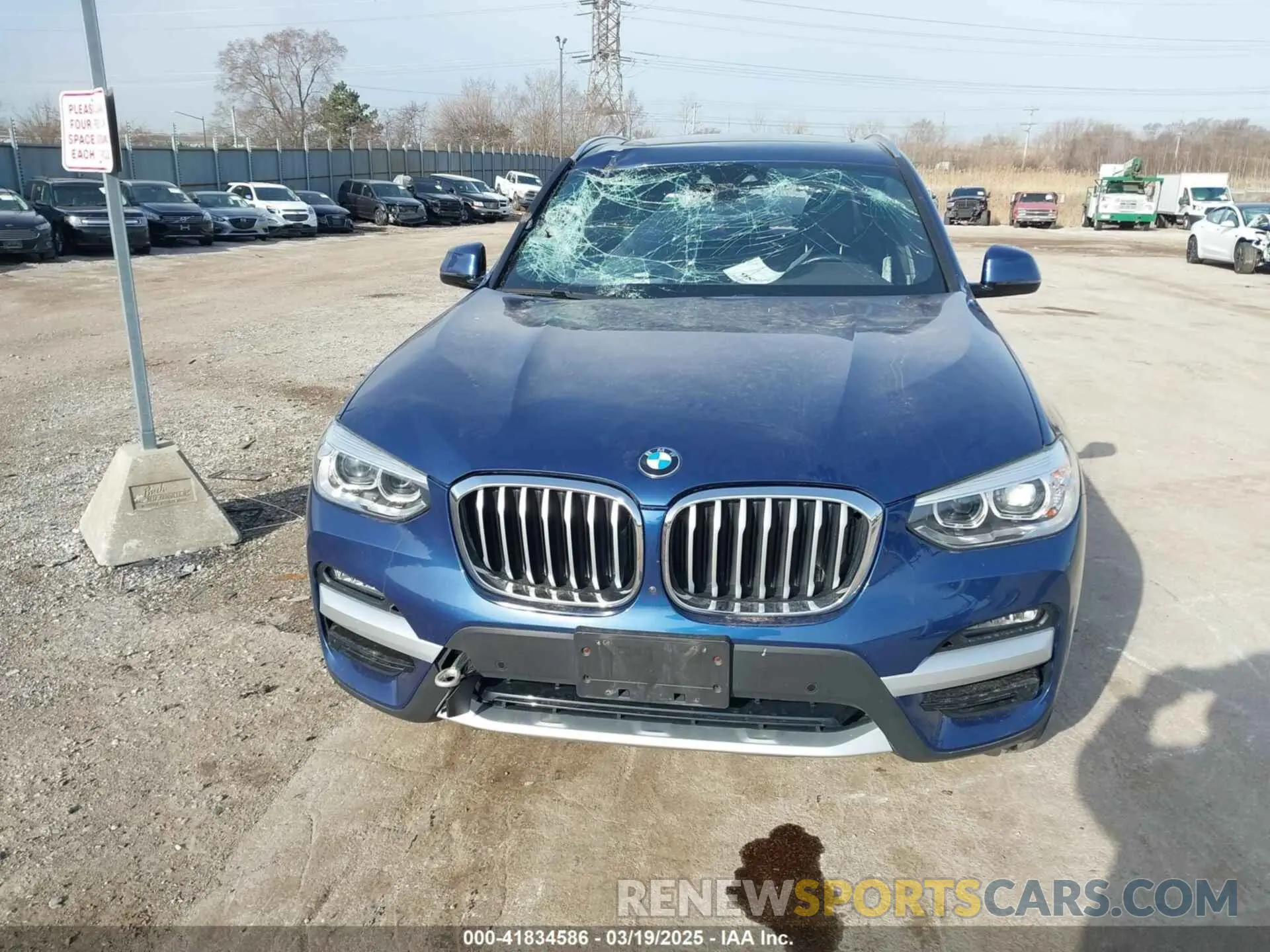 12 Photograph of a damaged car 5UXTY5C08M9G21116 BMW X3 2021