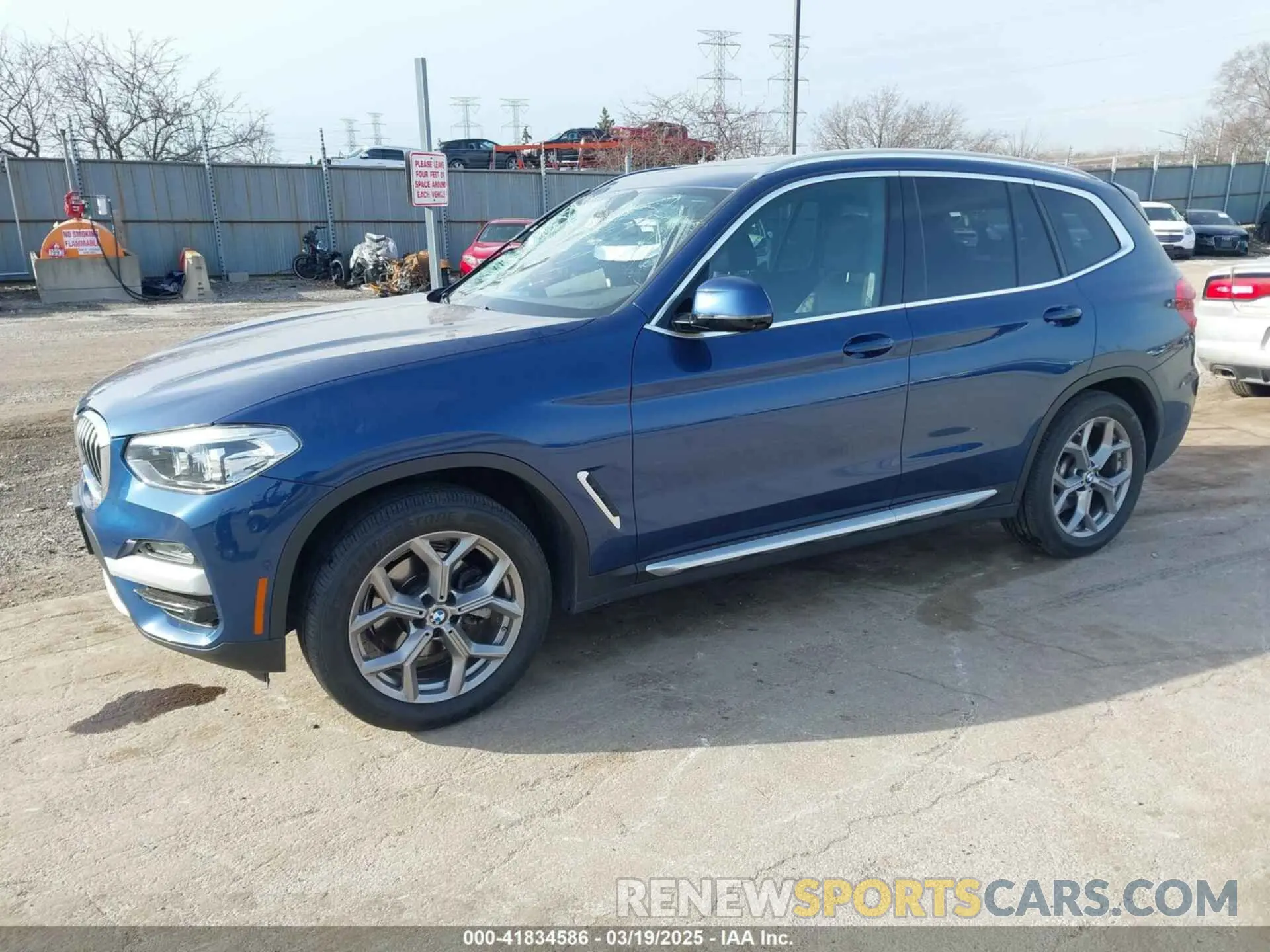 2 Photograph of a damaged car 5UXTY5C08M9G21116 BMW X3 2021