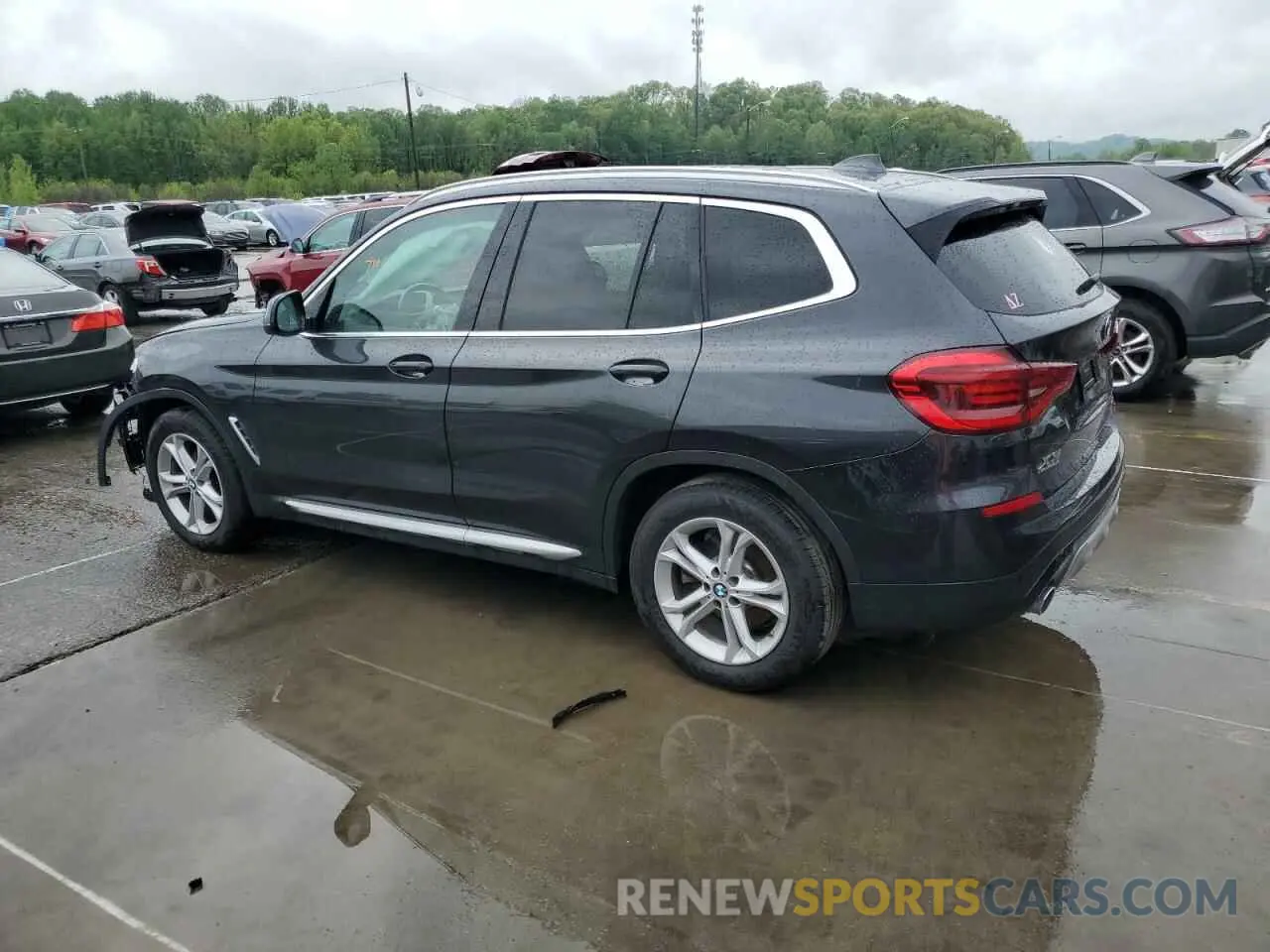 2 Photograph of a damaged car 5UXTY5C08M9G40975 BMW X3 2021