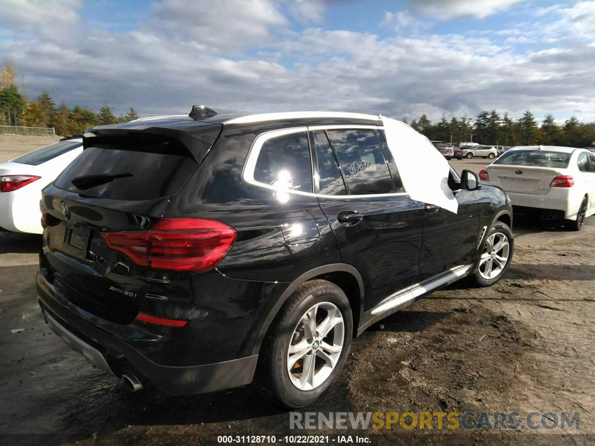 4 Photograph of a damaged car 5UXTY5C08M9H04108 BMW X3 2021