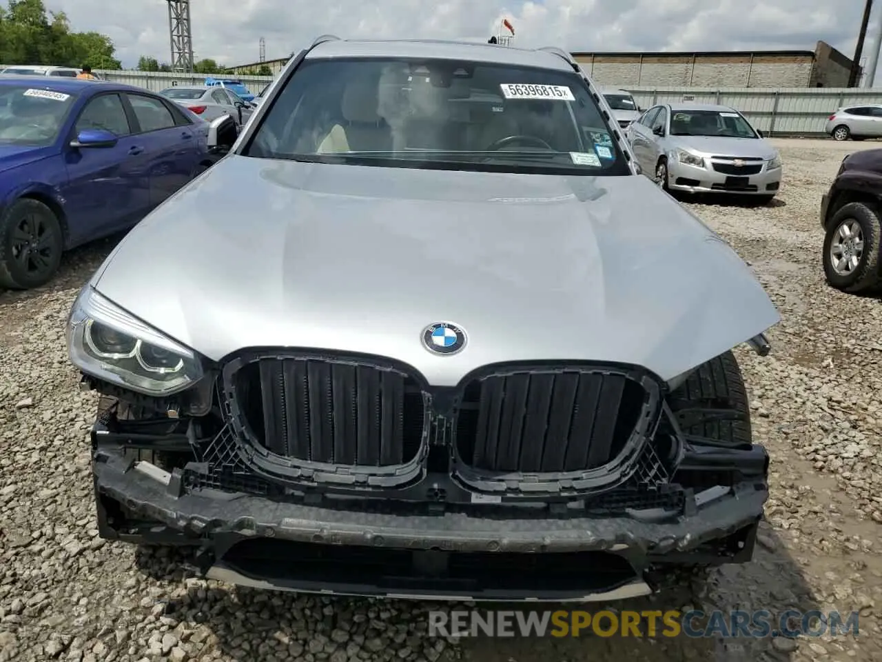5 Photograph of a damaged car 5UXTY5C08M9H33379 BMW X3 2021