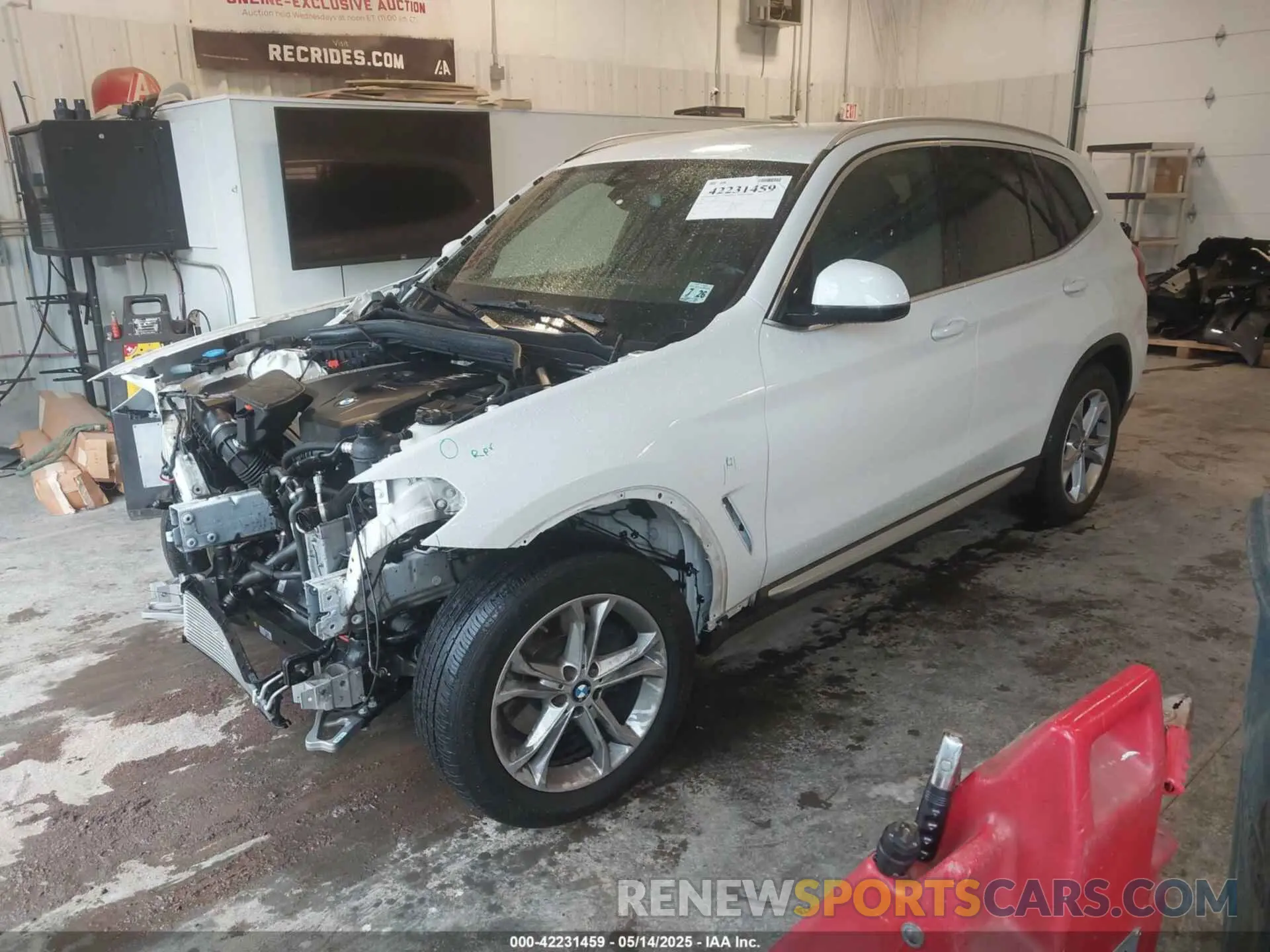 2 Photograph of a damaged car 5UXTY5C08M9H59027 BMW X3 2021