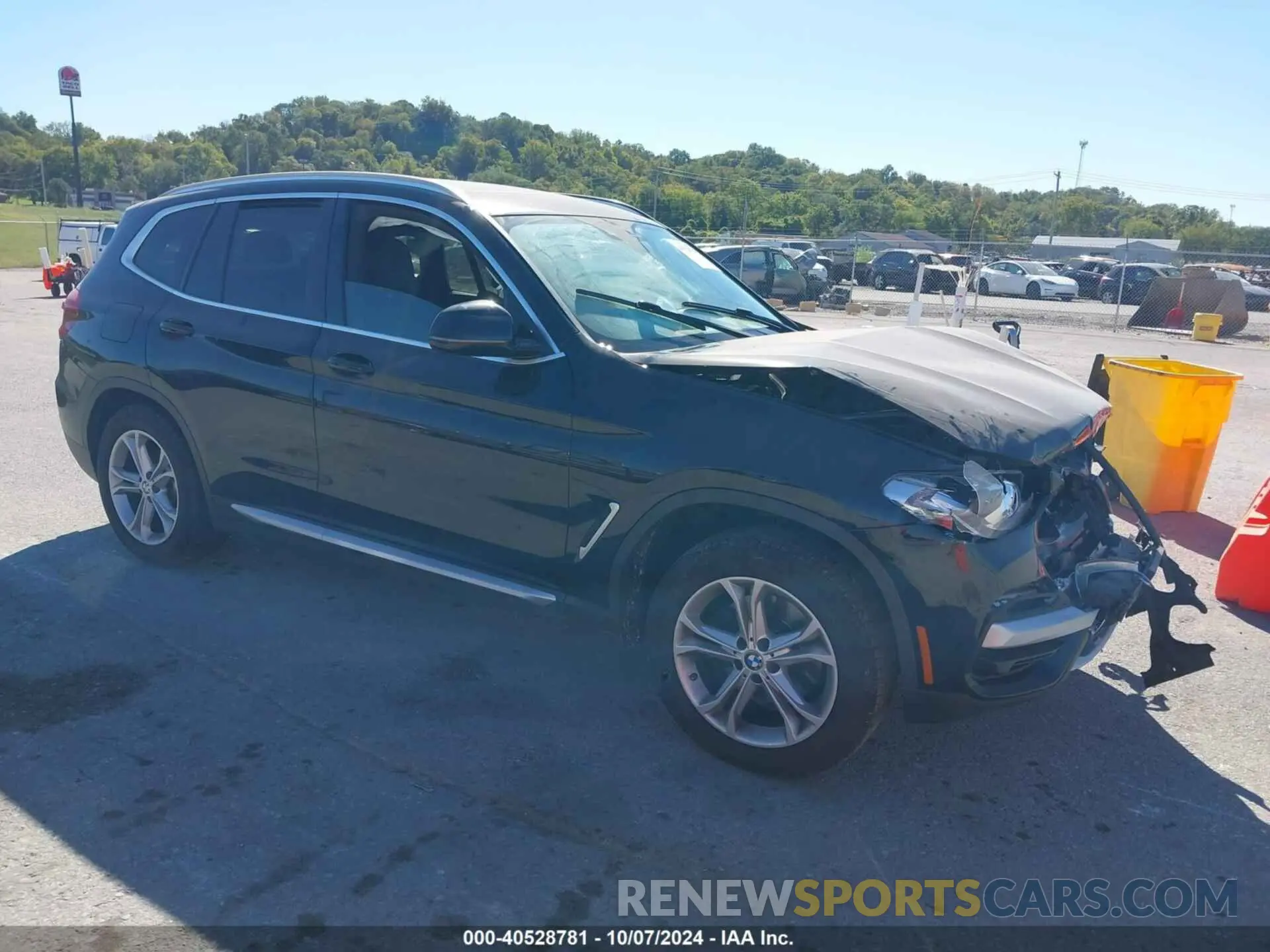 1 Photograph of a damaged car 5UXTY5C09M9E17022 BMW X3 2021