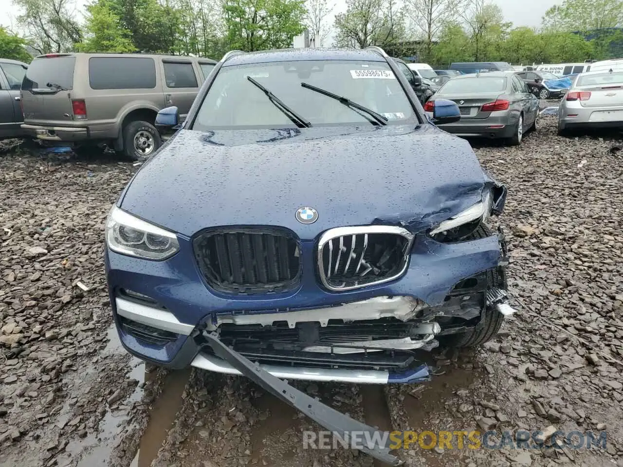 5 Photograph of a damaged car 5UXTY5C09M9E17120 BMW X3 2021