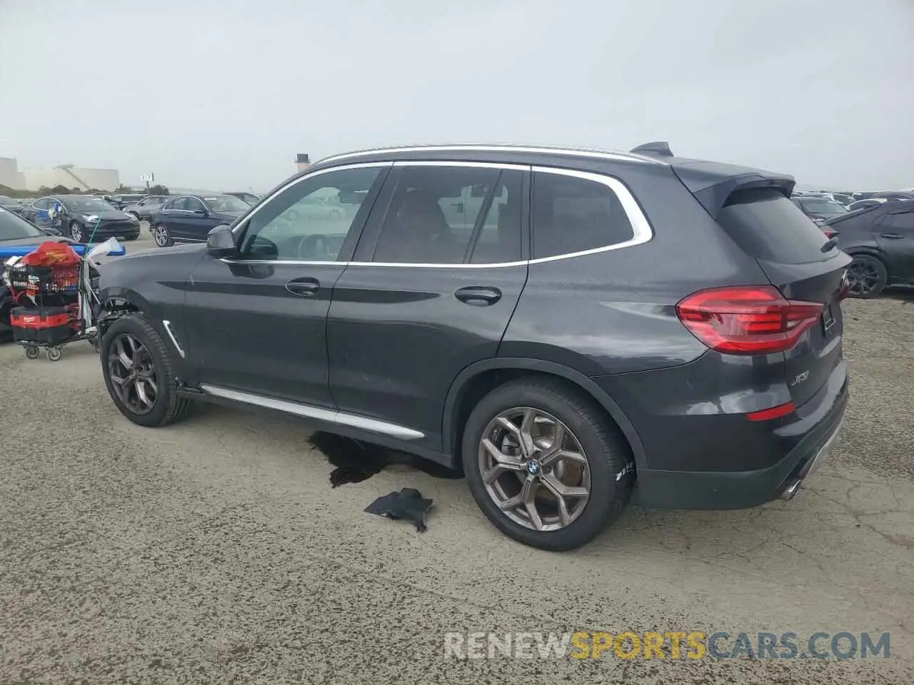2 Photograph of a damaged car 5UXTY5C09M9E29882 BMW X3 2021