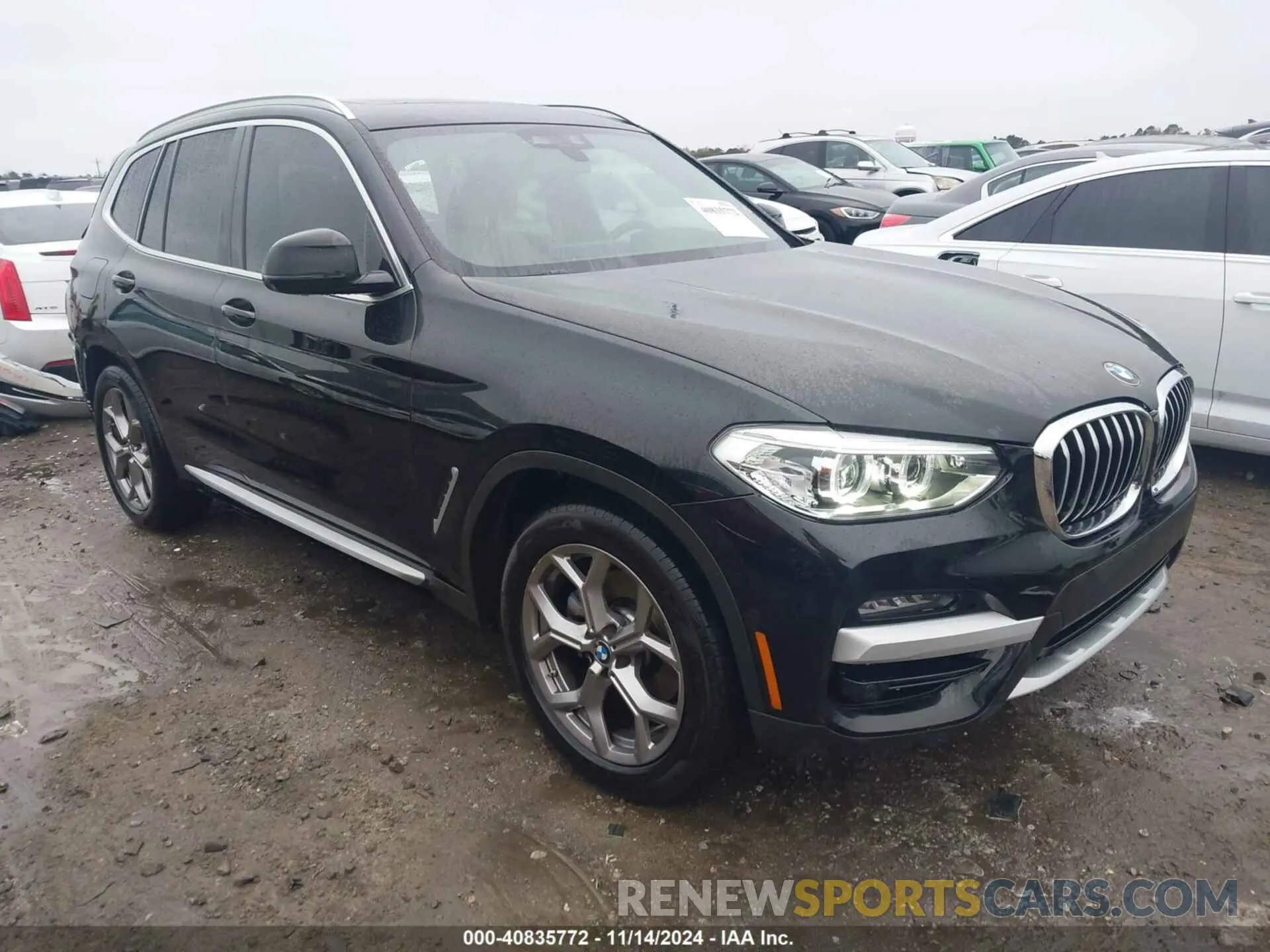 1 Photograph of a damaged car 5UXTY5C09M9F25818 BMW X3 2021