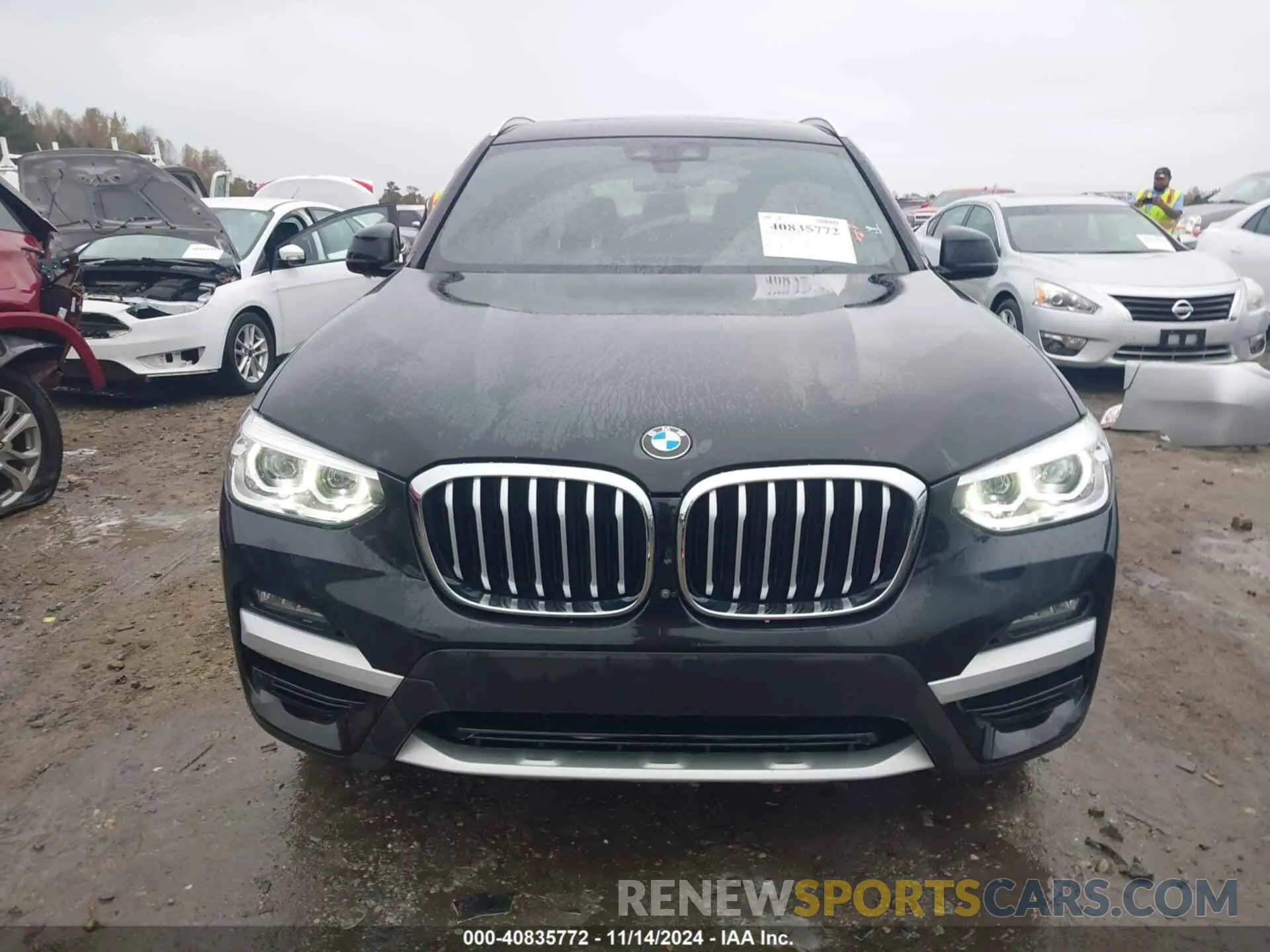 13 Photograph of a damaged car 5UXTY5C09M9F25818 BMW X3 2021