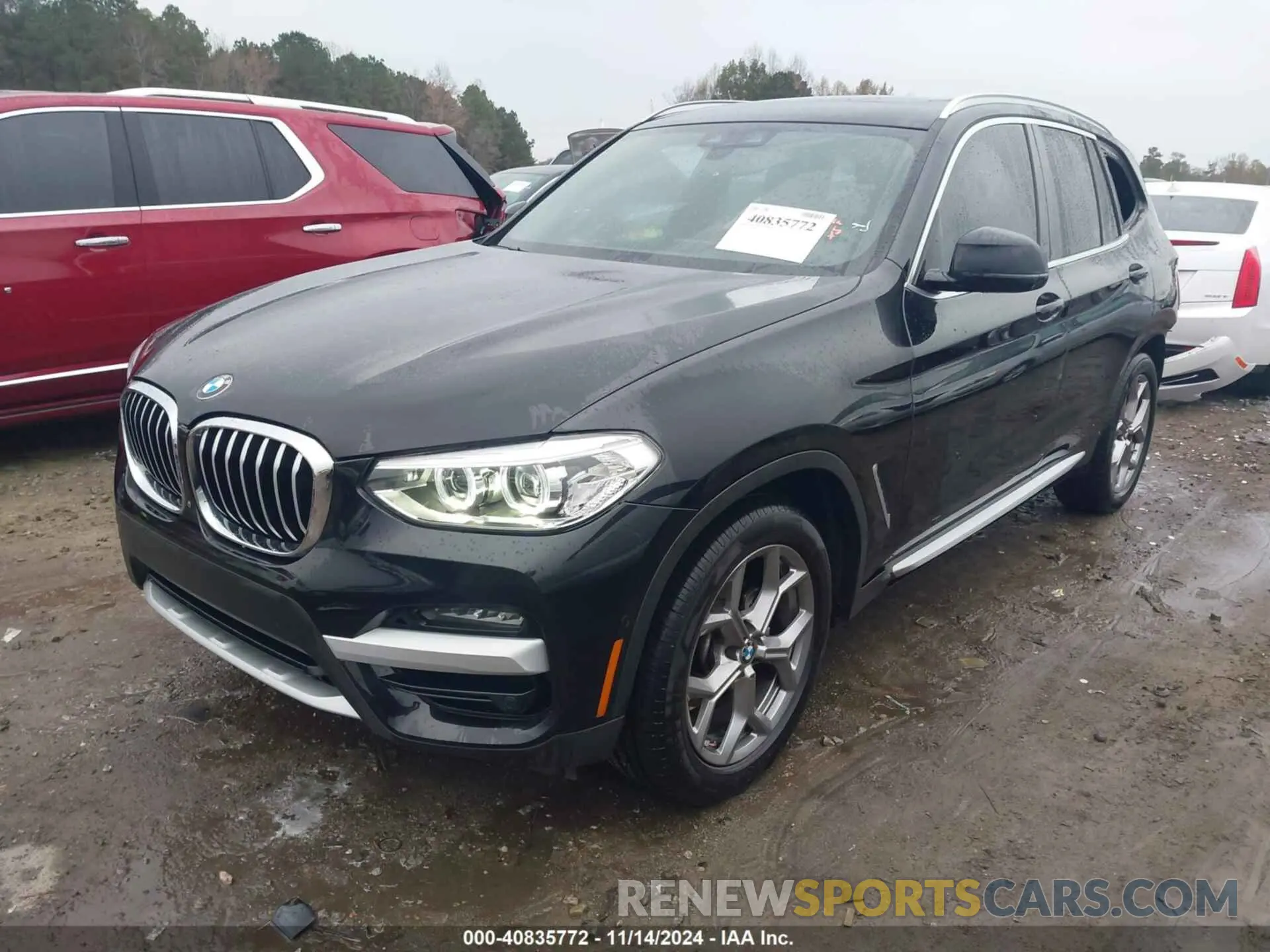 2 Photograph of a damaged car 5UXTY5C09M9F25818 BMW X3 2021