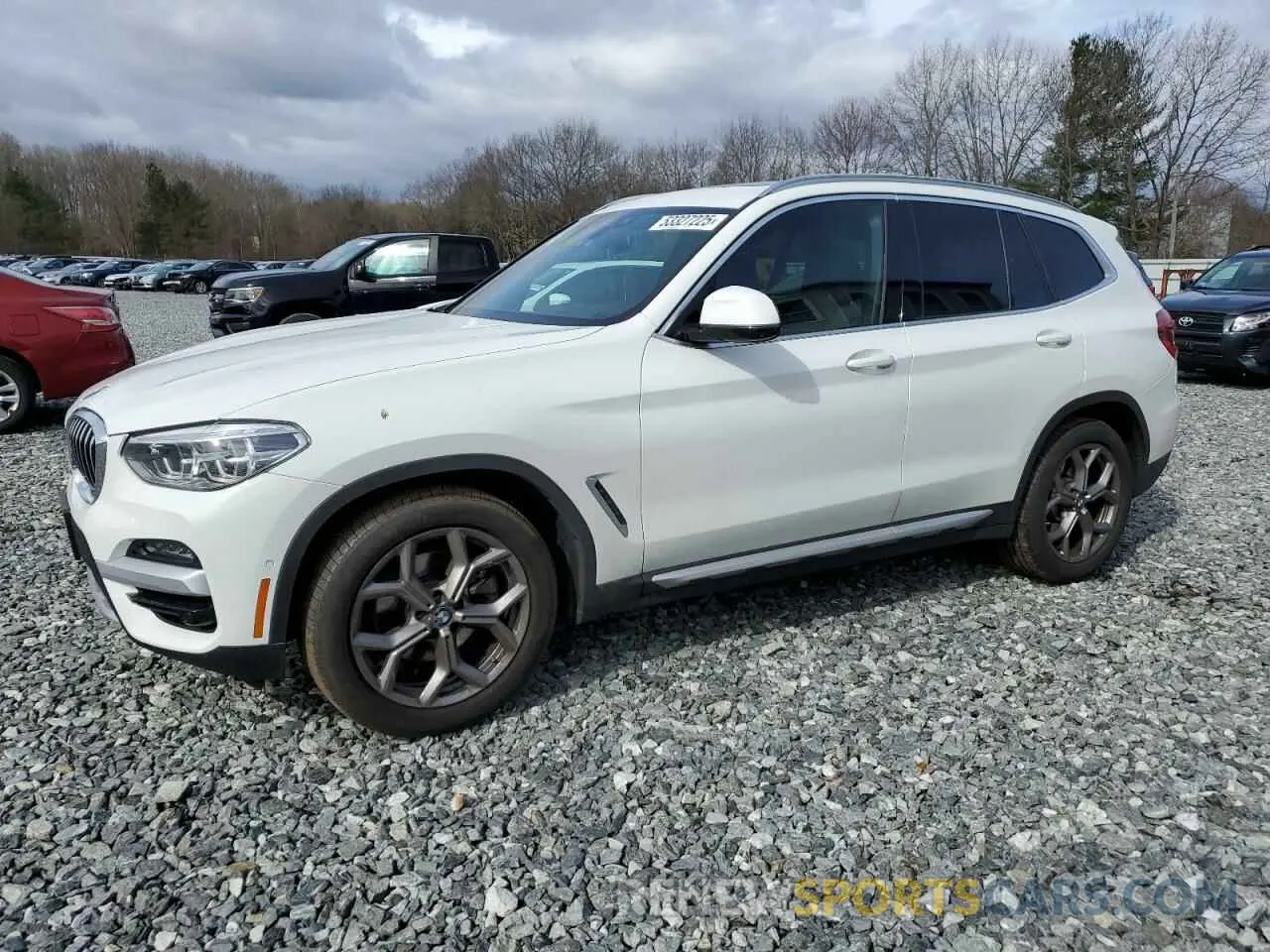 1 Photograph of a damaged car 5UXTY5C09M9F81905 BMW X3 2021