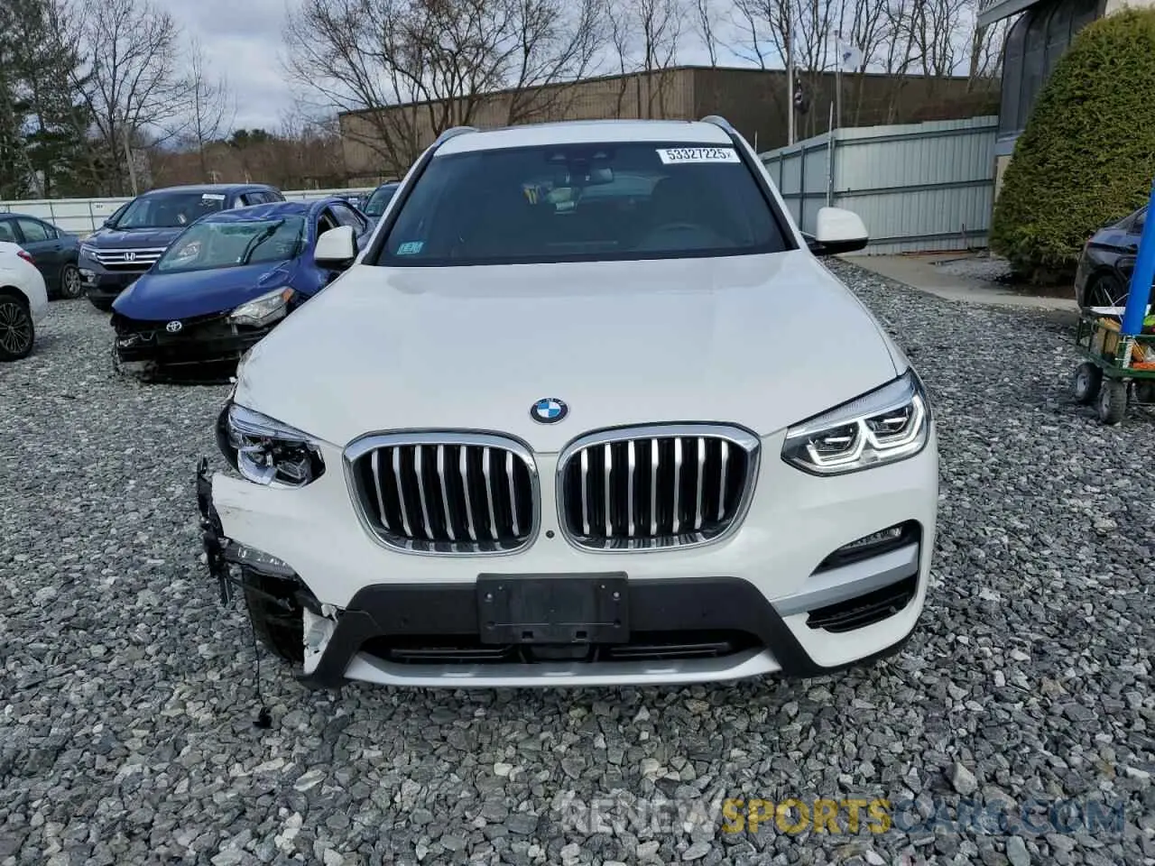 5 Photograph of a damaged car 5UXTY5C09M9F81905 BMW X3 2021