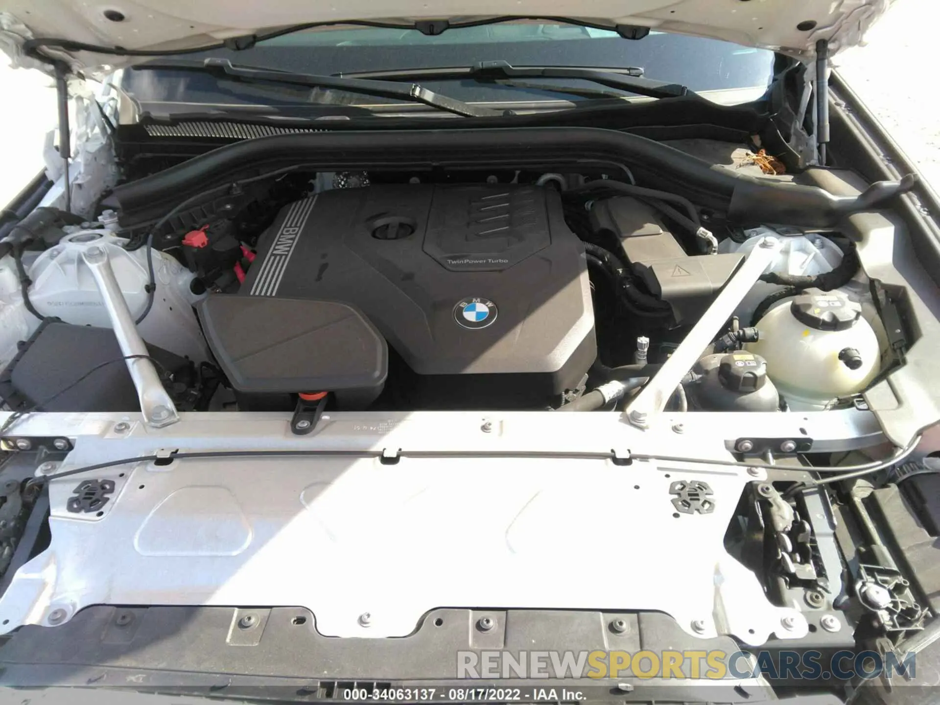 10 Photograph of a damaged car 5UXTY5C09M9H89461 BMW X3 2021
