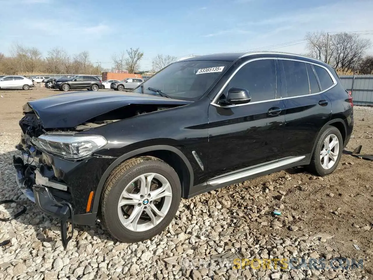 1 Photograph of a damaged car 5UXTY5C0XM9D91868 BMW X3 2021