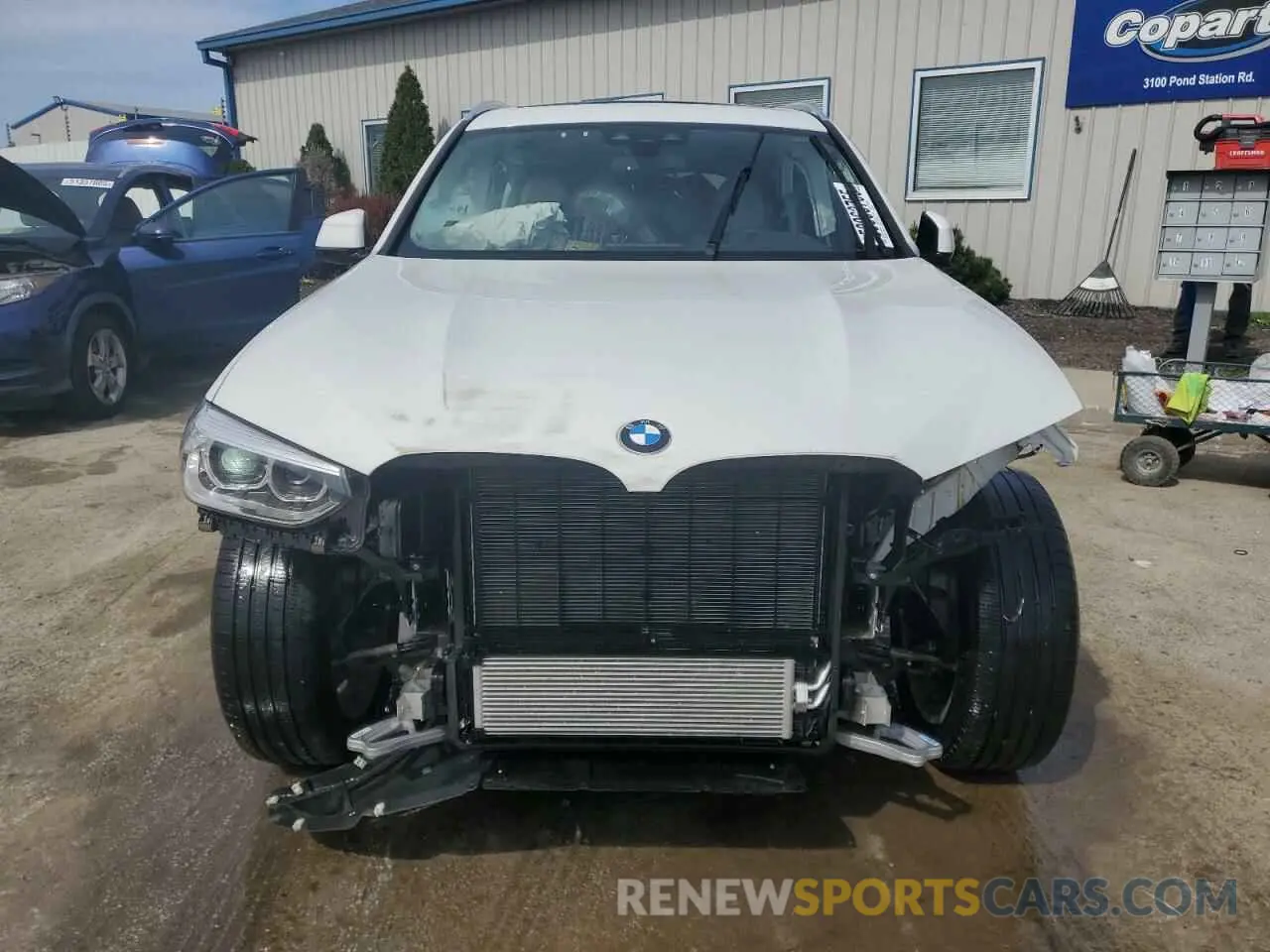 5 Photograph of a damaged car 5UXTY5C0XM9E14243 BMW X3 2021