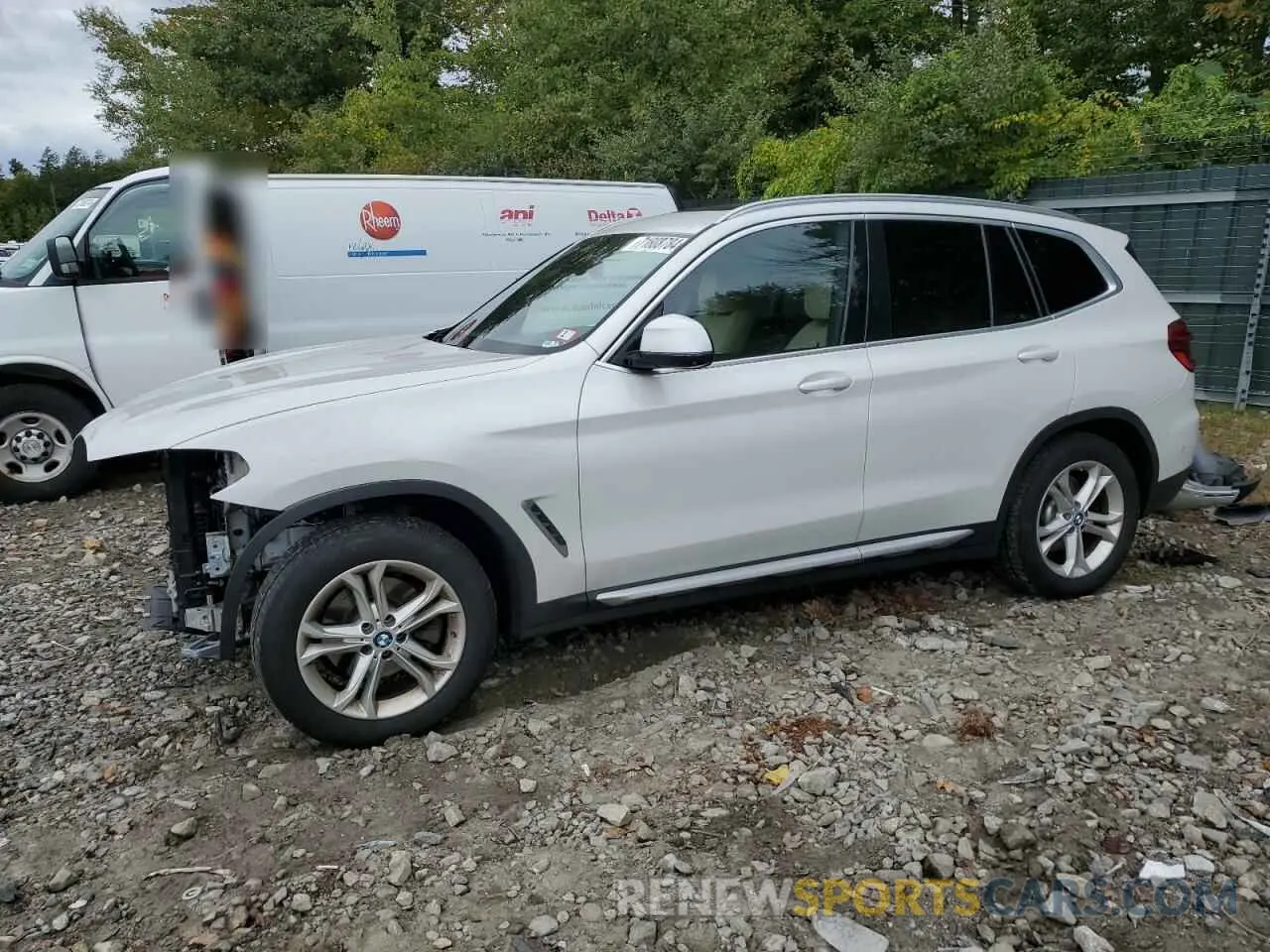 1 Photograph of a damaged car 5UXTY5C0XM9E70795 BMW X3 2021