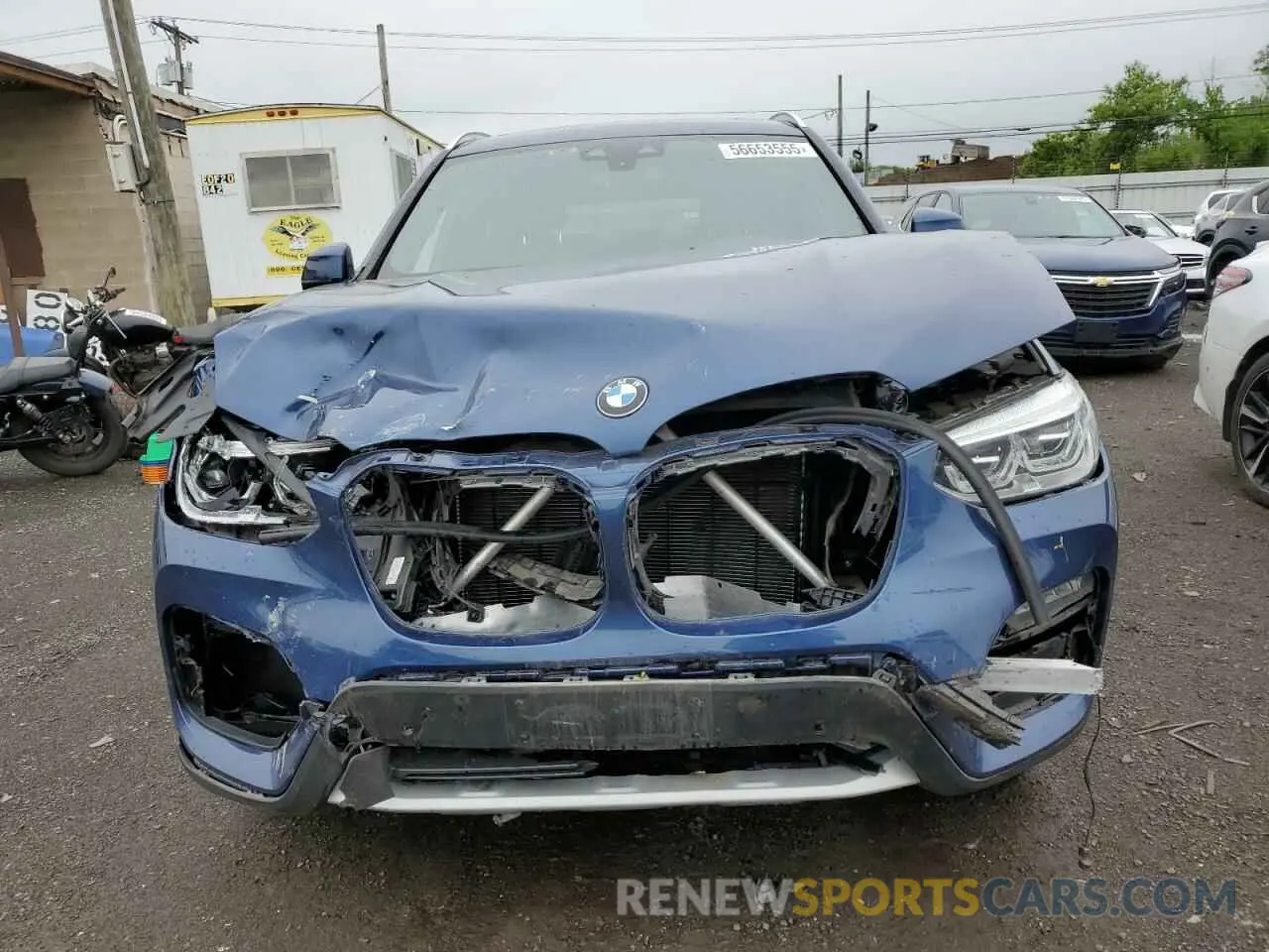 5 Photograph of a damaged car 5UXTY5C0XM9F65115 BMW X3 2021