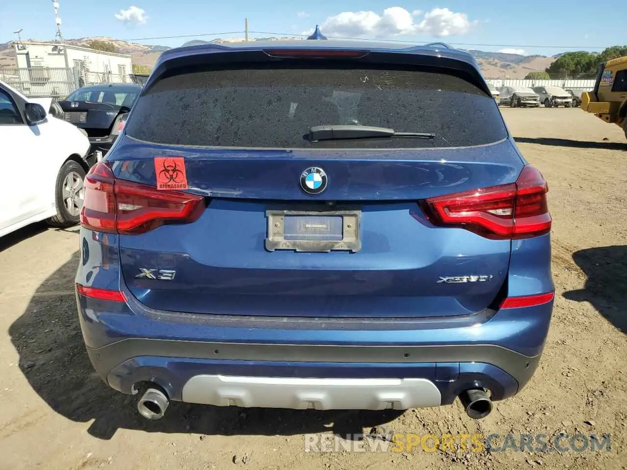 6 Photograph of a damaged car 5UXTY5C0XM9F95652 BMW X3 2021