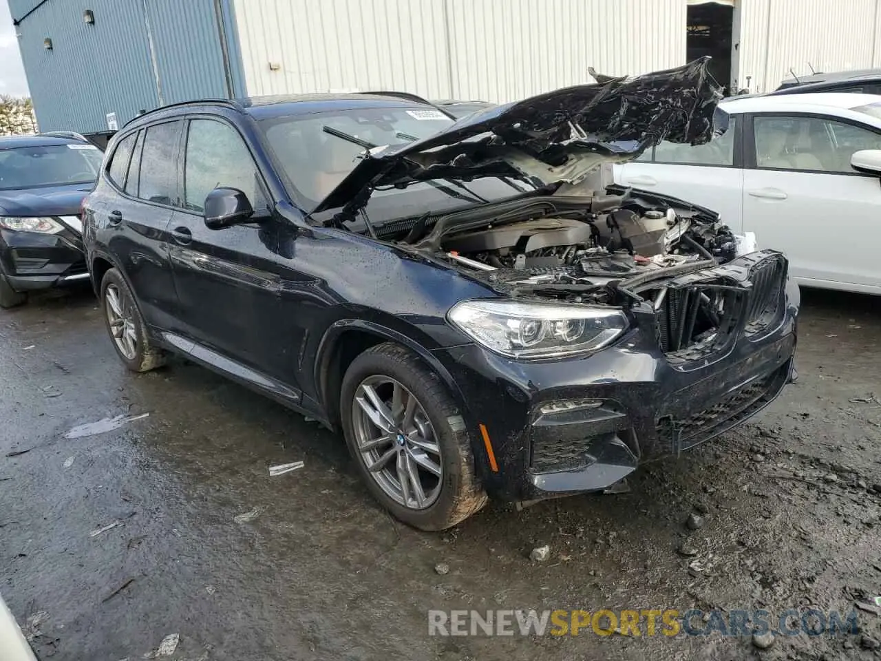 4 Photograph of a damaged car 5UXTY5C0XM9G65523 BMW X3 2021