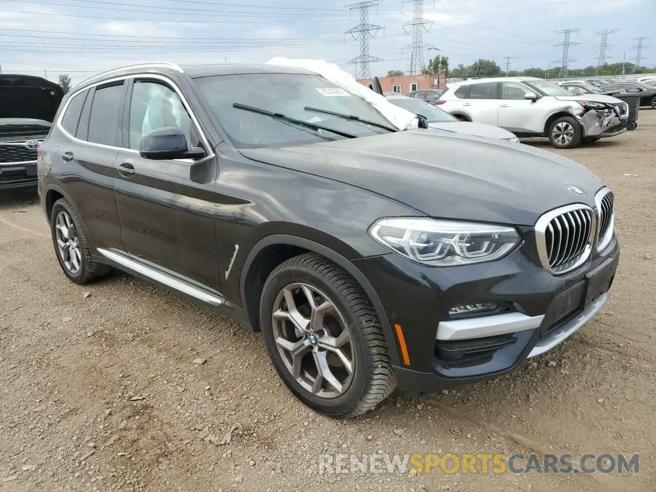 4 Photograph of a damaged car 5UXTY5C0XM9G87392 BMW X3 2021