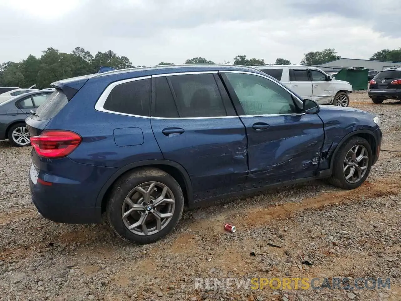 3 Photograph of a damaged car 5UXTY5C0XM9G87599 BMW X3 2021