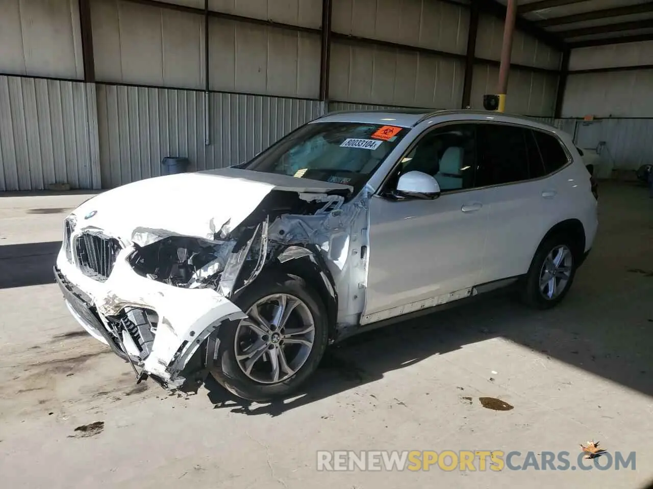 1 Photograph of a damaged car 5UXTY5C0XM9H02716 BMW X3 2021