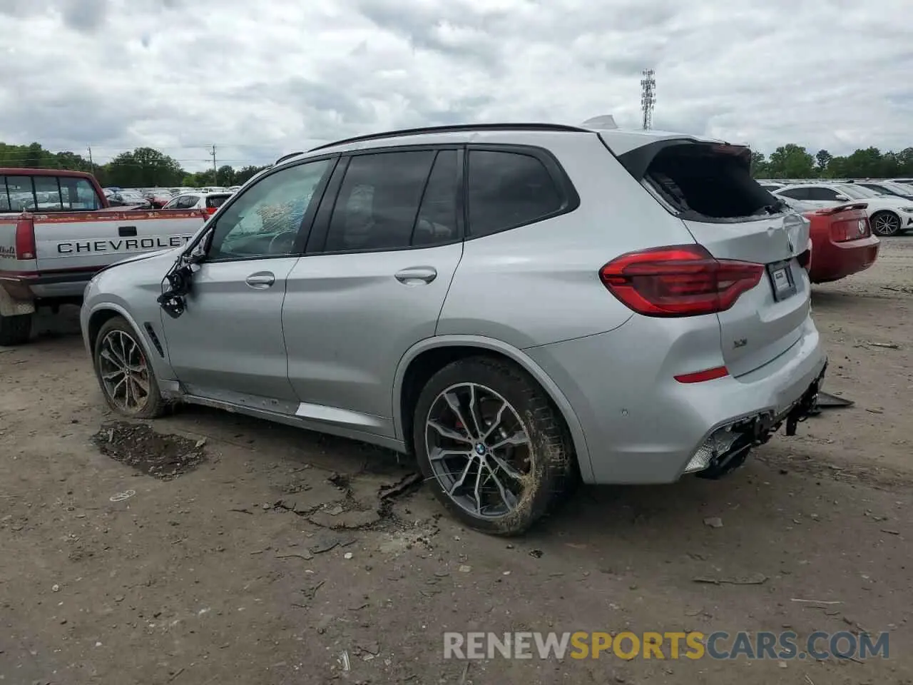 2 Photograph of a damaged car 5UXTY9C00M9H80428 BMW X3 2021