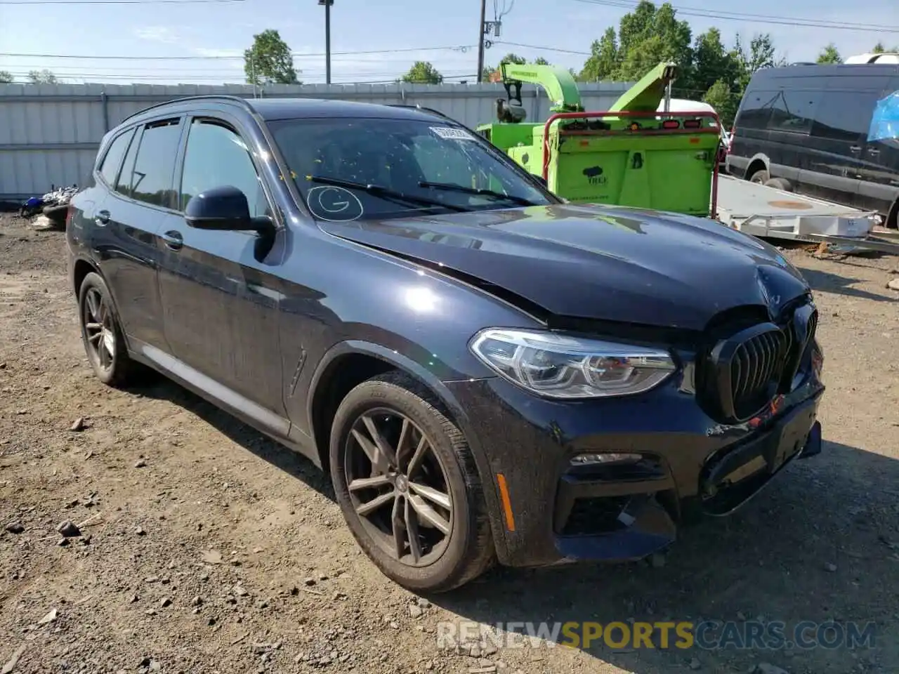 1 Photograph of a damaged car 5UXTY9C01M9E03820 BMW X3 2021