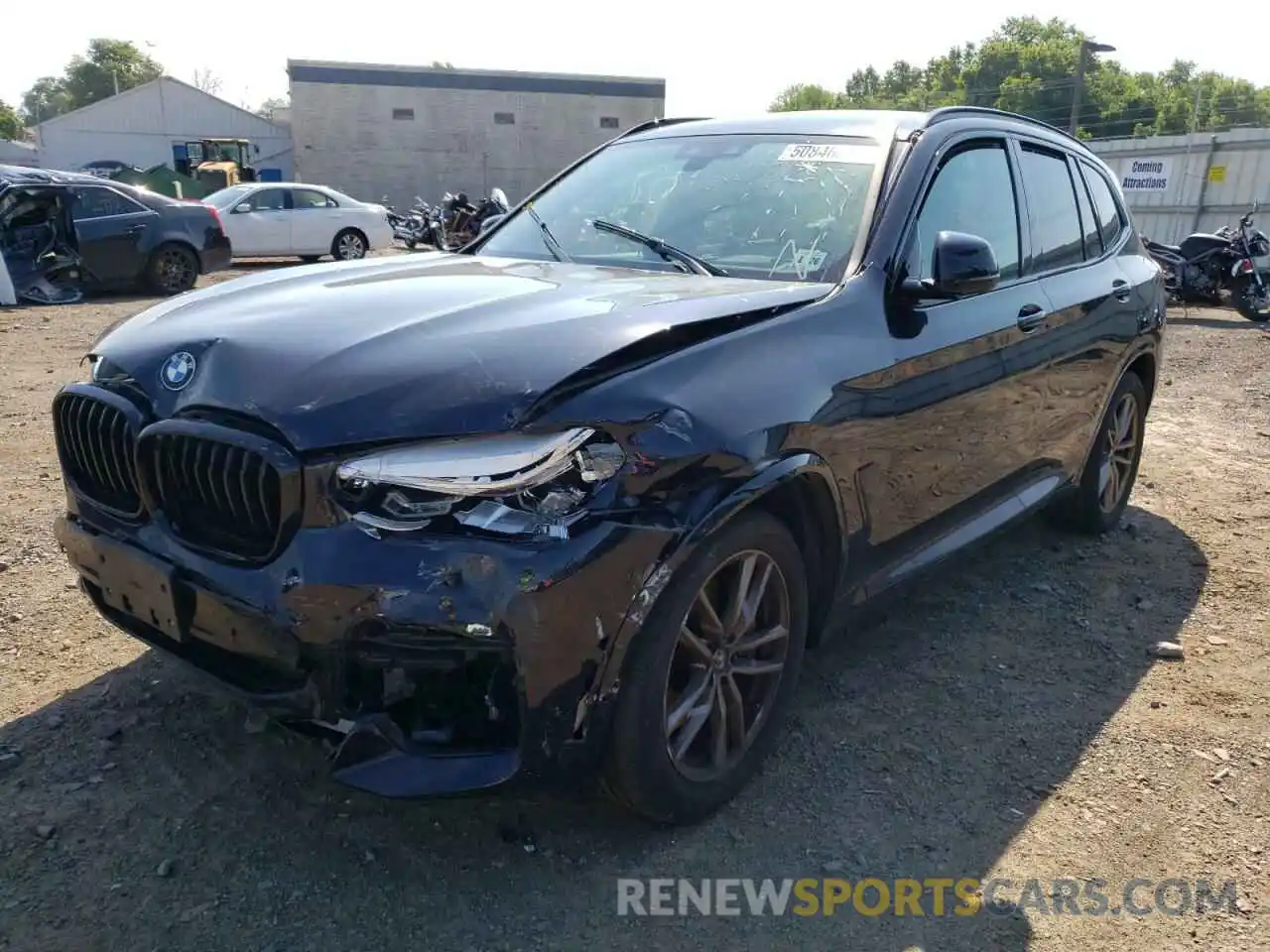 2 Photograph of a damaged car 5UXTY9C01M9E03820 BMW X3 2021