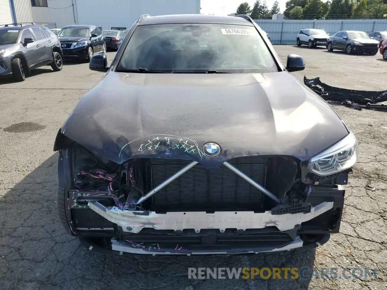 5 Photograph of a damaged car 5UXTY9C01M9E61250 BMW X3 2021