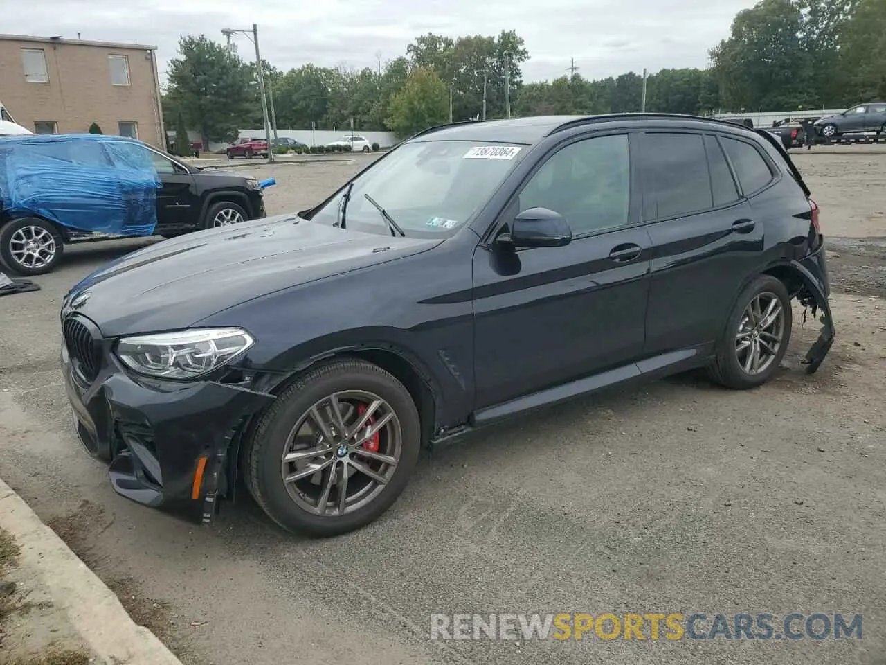 1 Photograph of a damaged car 5UXTY9C02M9G57715 BMW X3 2021