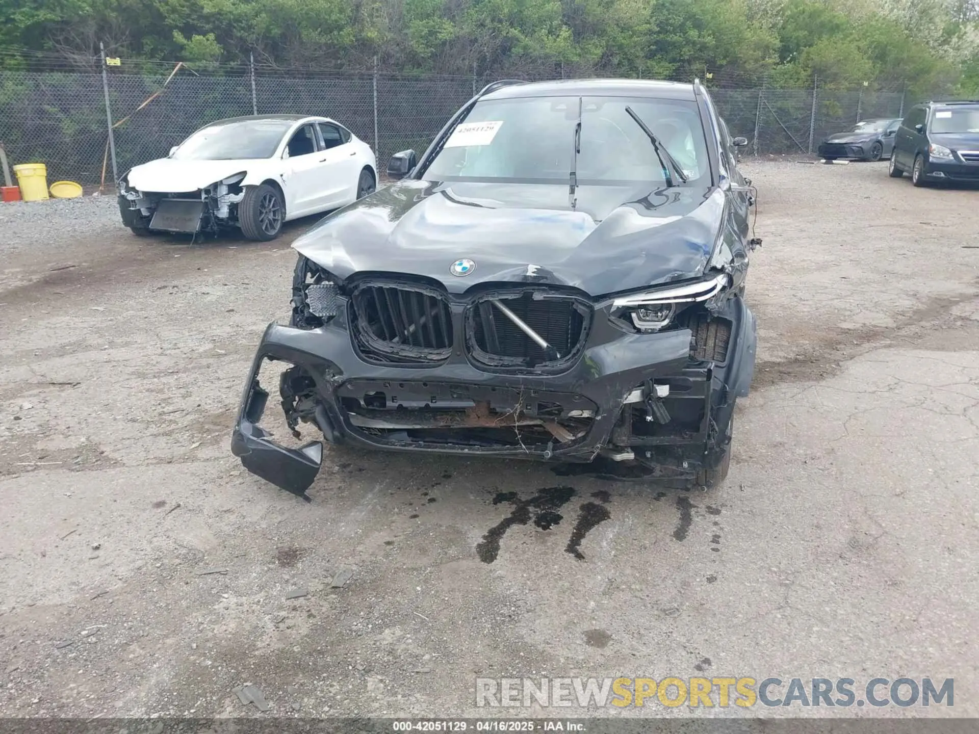6 Photograph of a damaged car 5UXTY9C02M9H86750 BMW X3 2021