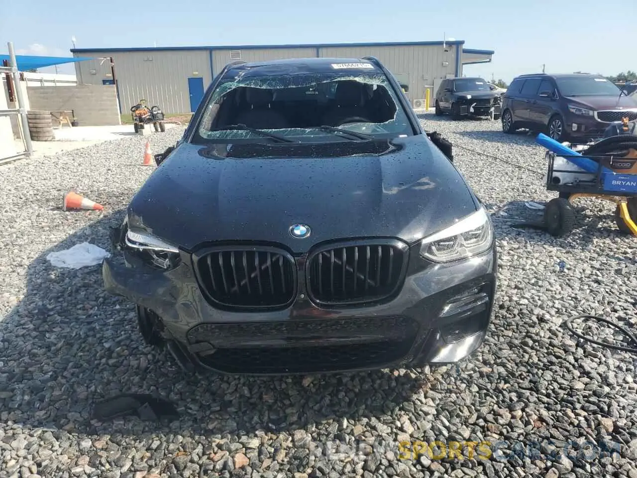 5 Photograph of a damaged car 5UXTY9C04M9F93273 BMW X3 2021