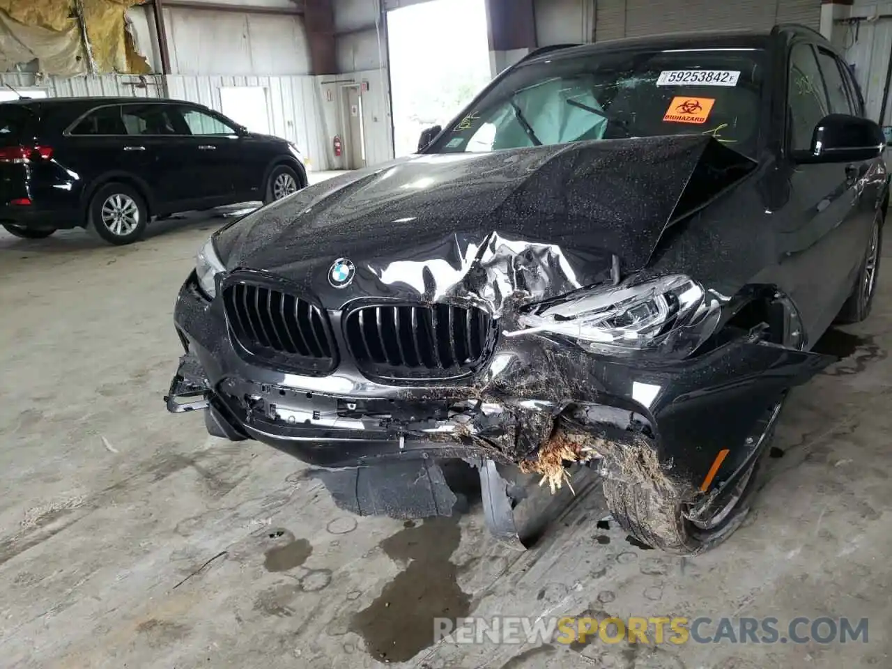 9 Photograph of a damaged car 5UXTY9C05M9F65157 BMW X3 2021