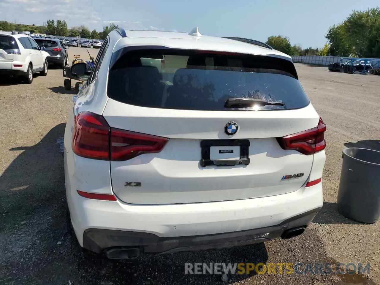 6 Photograph of a damaged car 5UXTY9C07M9E87478 BMW X3 2021