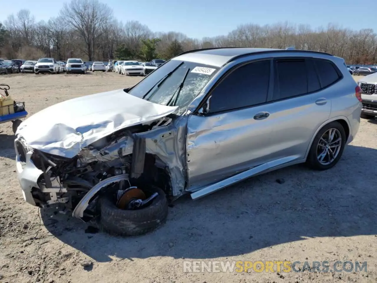 1 Photograph of a damaged car 5UXTY9C08M9E28164 BMW X3 2021