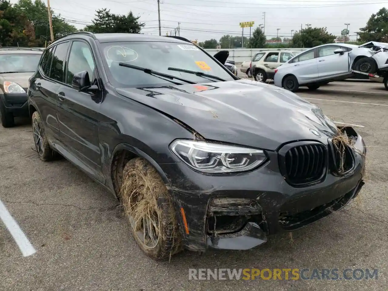 1 Photograph of a damaged car 5UXTY9C08M9G67603 BMW X3 2021