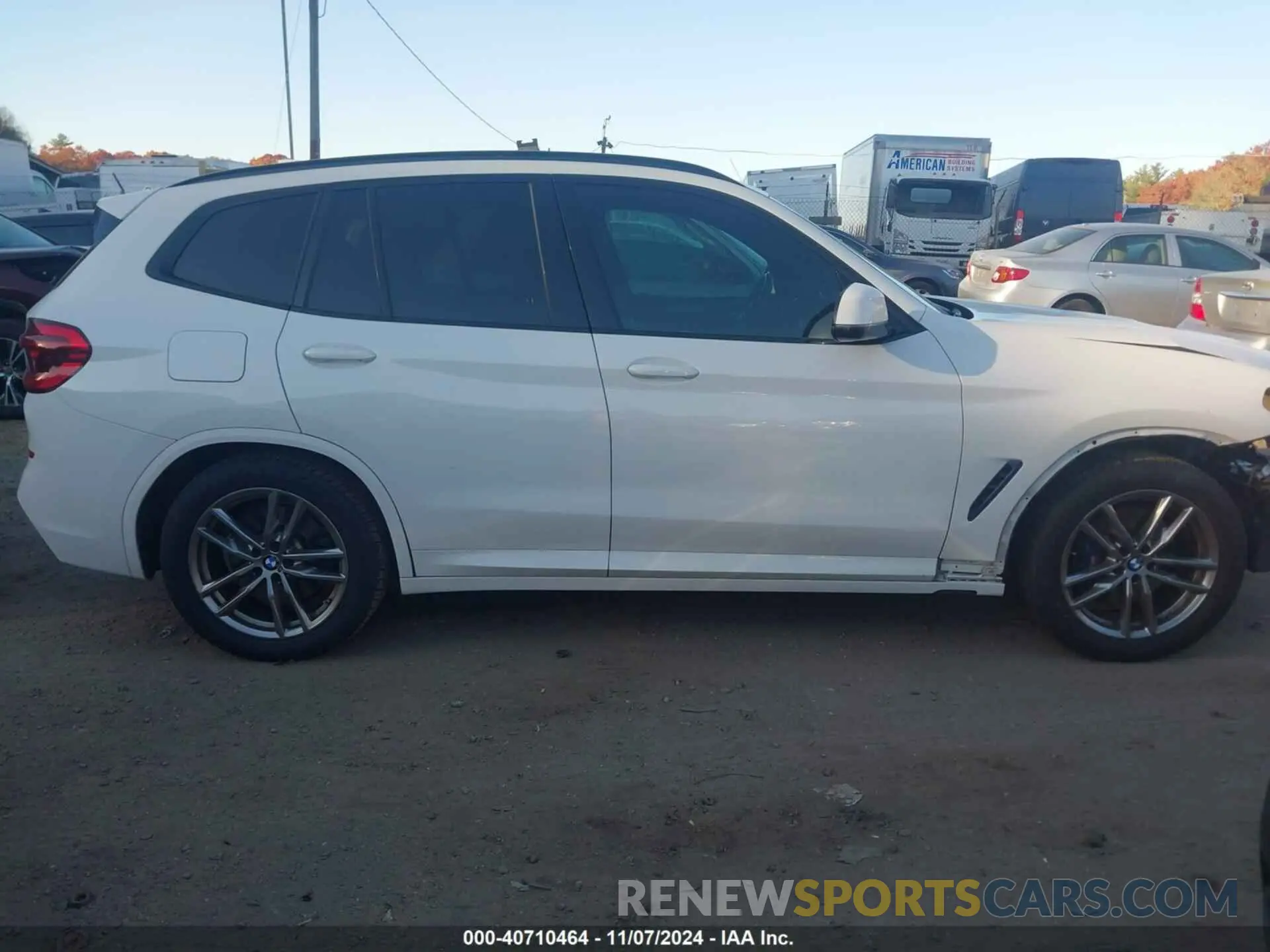 13 Photograph of a damaged car 5UXTY9C09M9F52251 BMW X3 2021