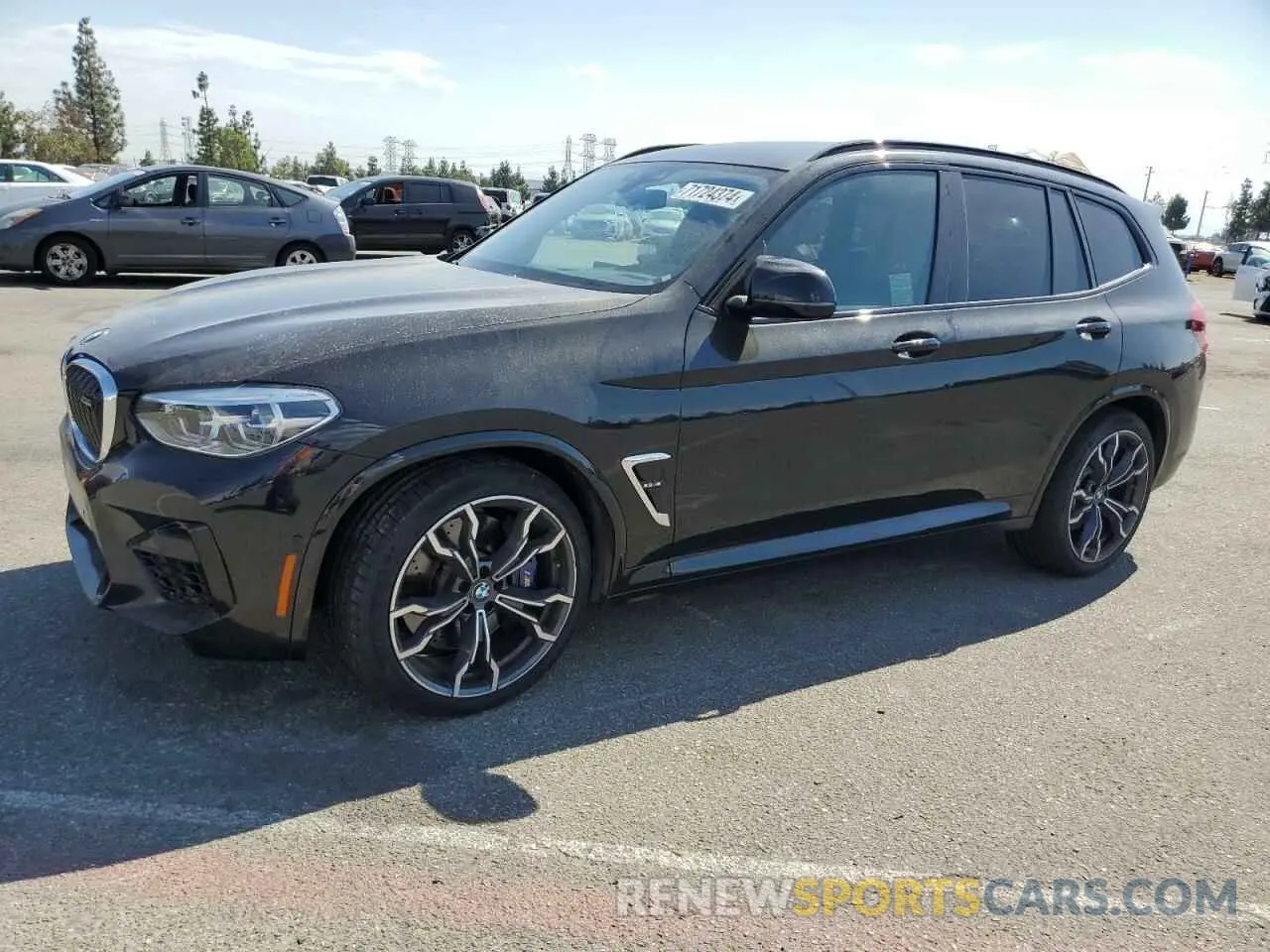 1 Photograph of a damaged car 5YMTS0C05M9F31855 BMW X3 2021