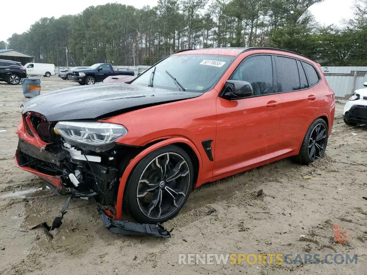 1 Photograph of a damaged car 5YMTS0C05M9H64439 BMW X3 2021