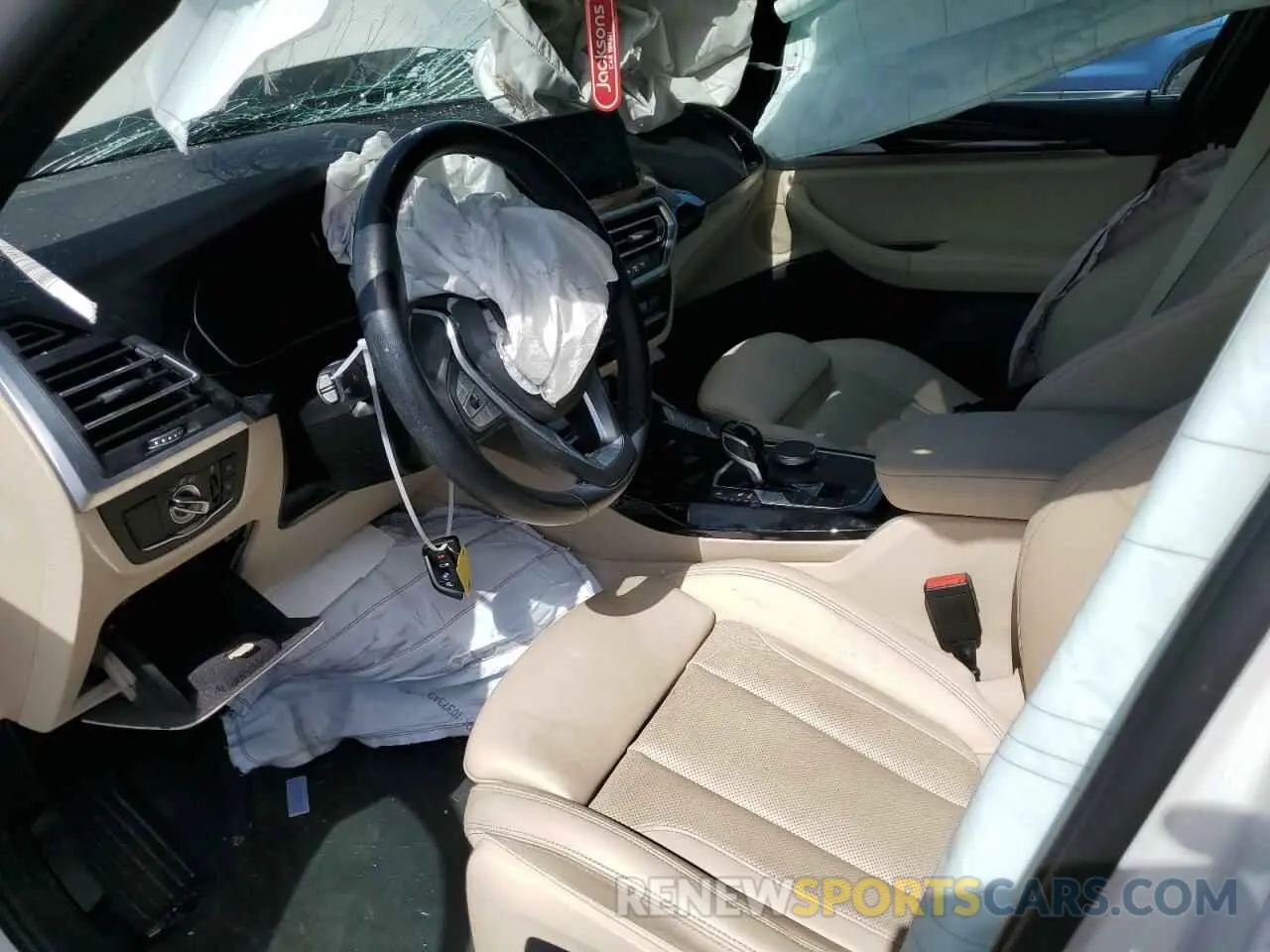 7 Photograph of a damaged car 5UX43DP00N9M32630 BMW X3 2022