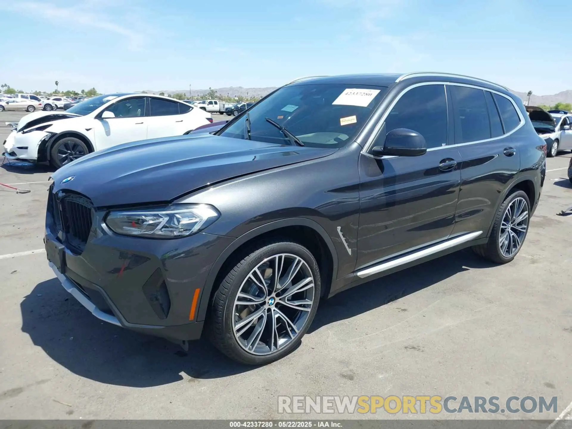 2 Photograph of a damaged car 5UX43DP01N9J41084 BMW X3 2022