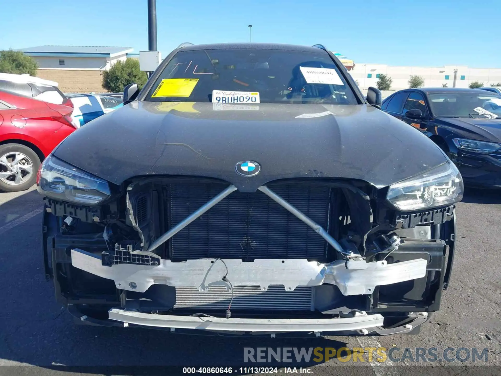 13 Photograph of a damaged car 5UX43DP01N9M83148 BMW X3 2022