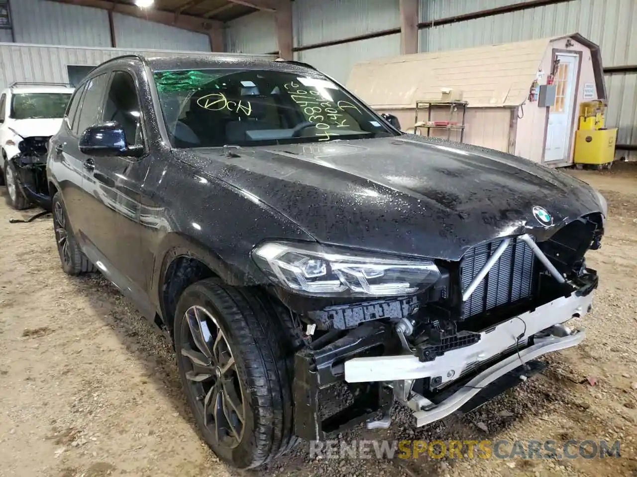 1 Photograph of a damaged car 5UX43DP02N9K40268 BMW X3 2022