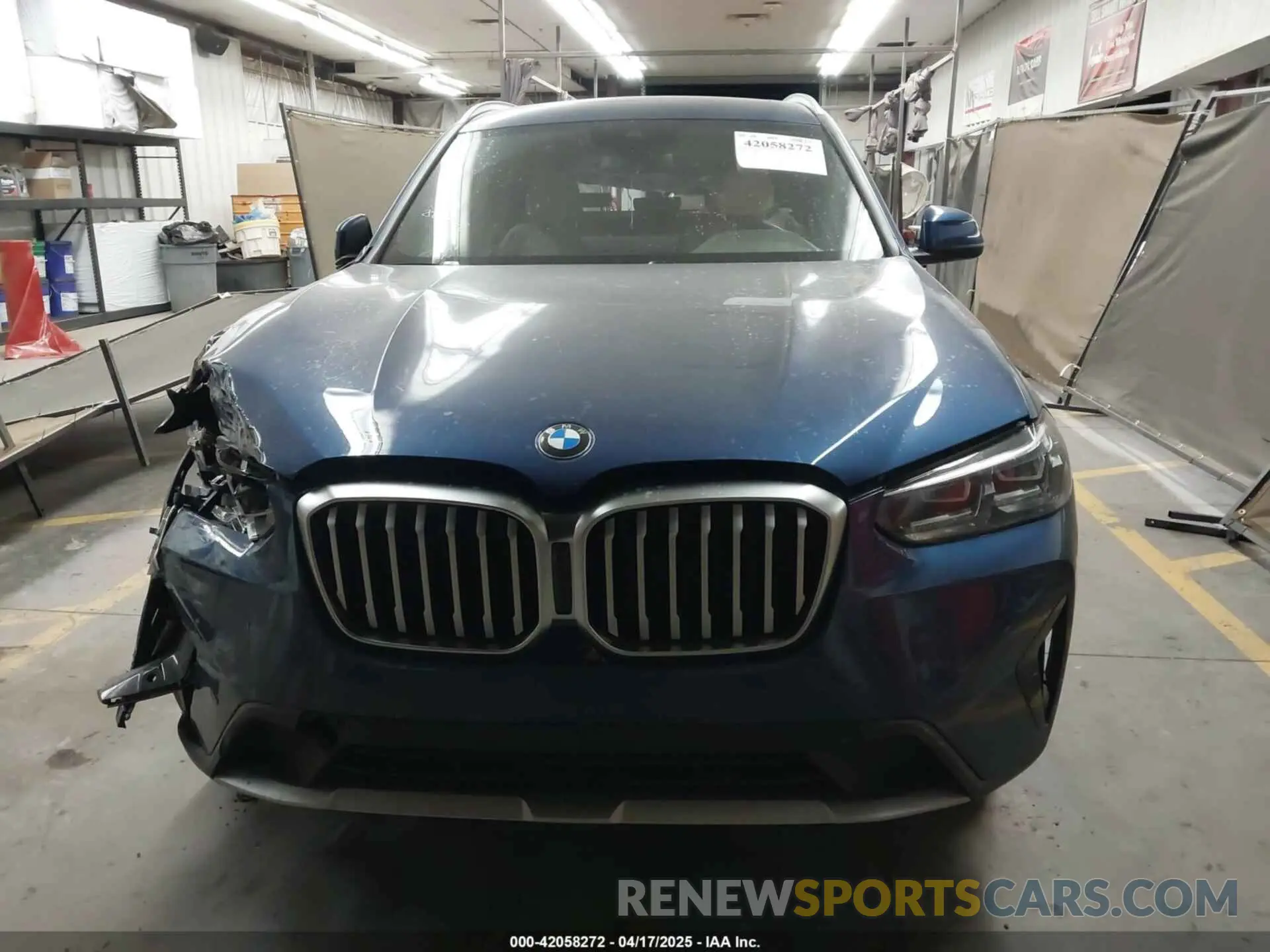 13 Photograph of a damaged car 5UX43DP03N9K48816 BMW X3 2022