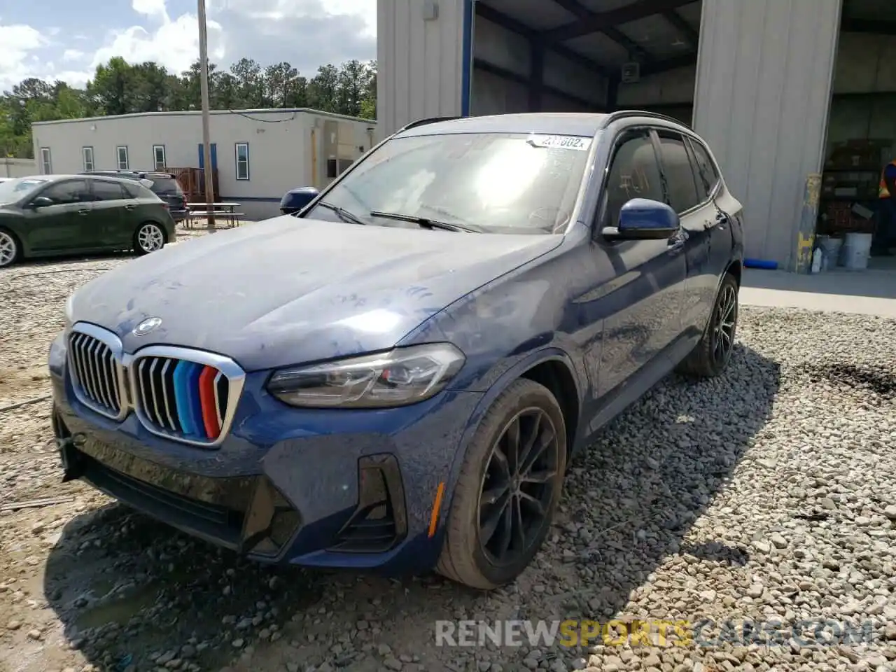 2 Photograph of a damaged car 5UX43DP05N9K07037 BMW X3 2022