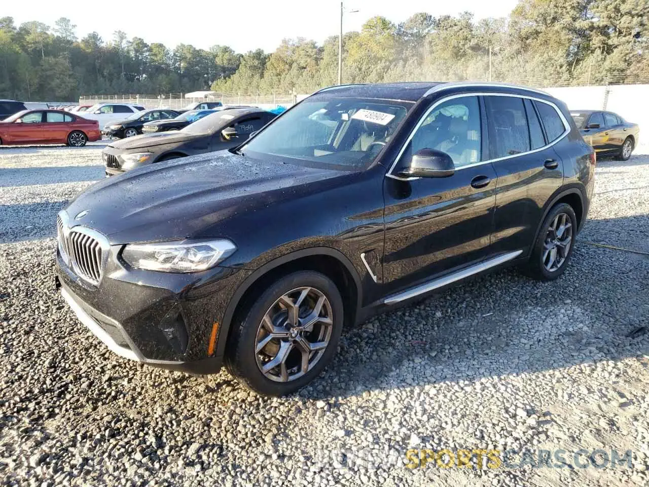 1 Photograph of a damaged car 5UX43DP05N9K71434 BMW X3 2022