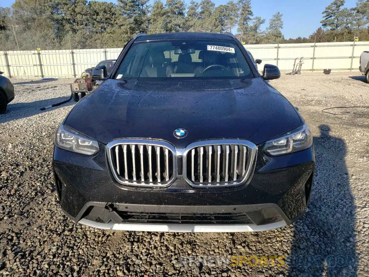 5 Photograph of a damaged car 5UX43DP05N9K71434 BMW X3 2022